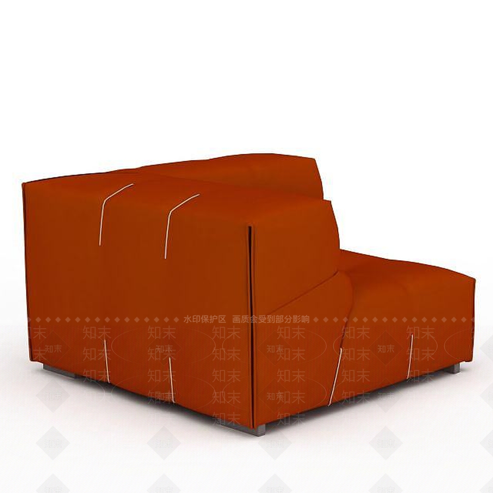 现代双人沙发3D模型下载【ID:1198911372】
