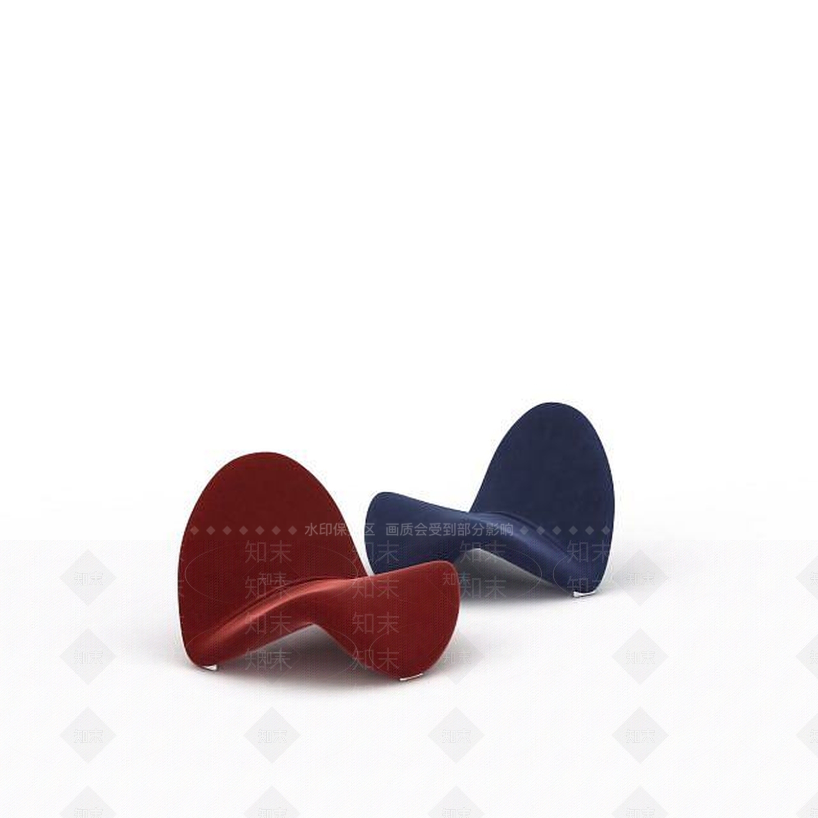 现代双人沙发3D模型下载【ID:1195163884】