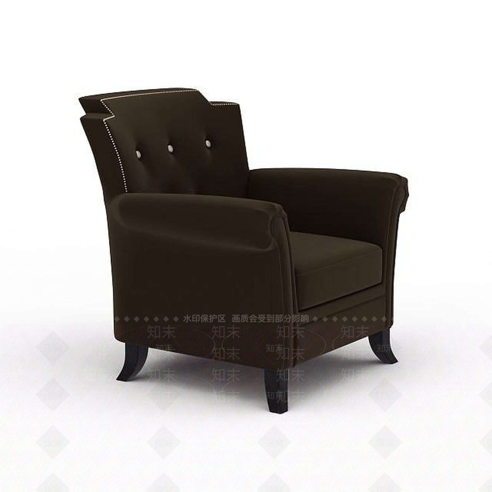 现代双人沙发3D模型下载【ID:1195163877】