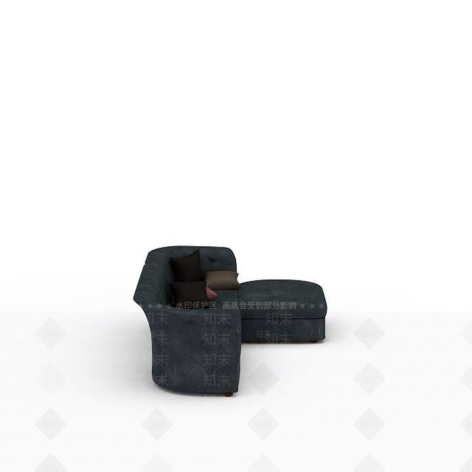 现代双人沙发3D模型下载【ID:1195163982】