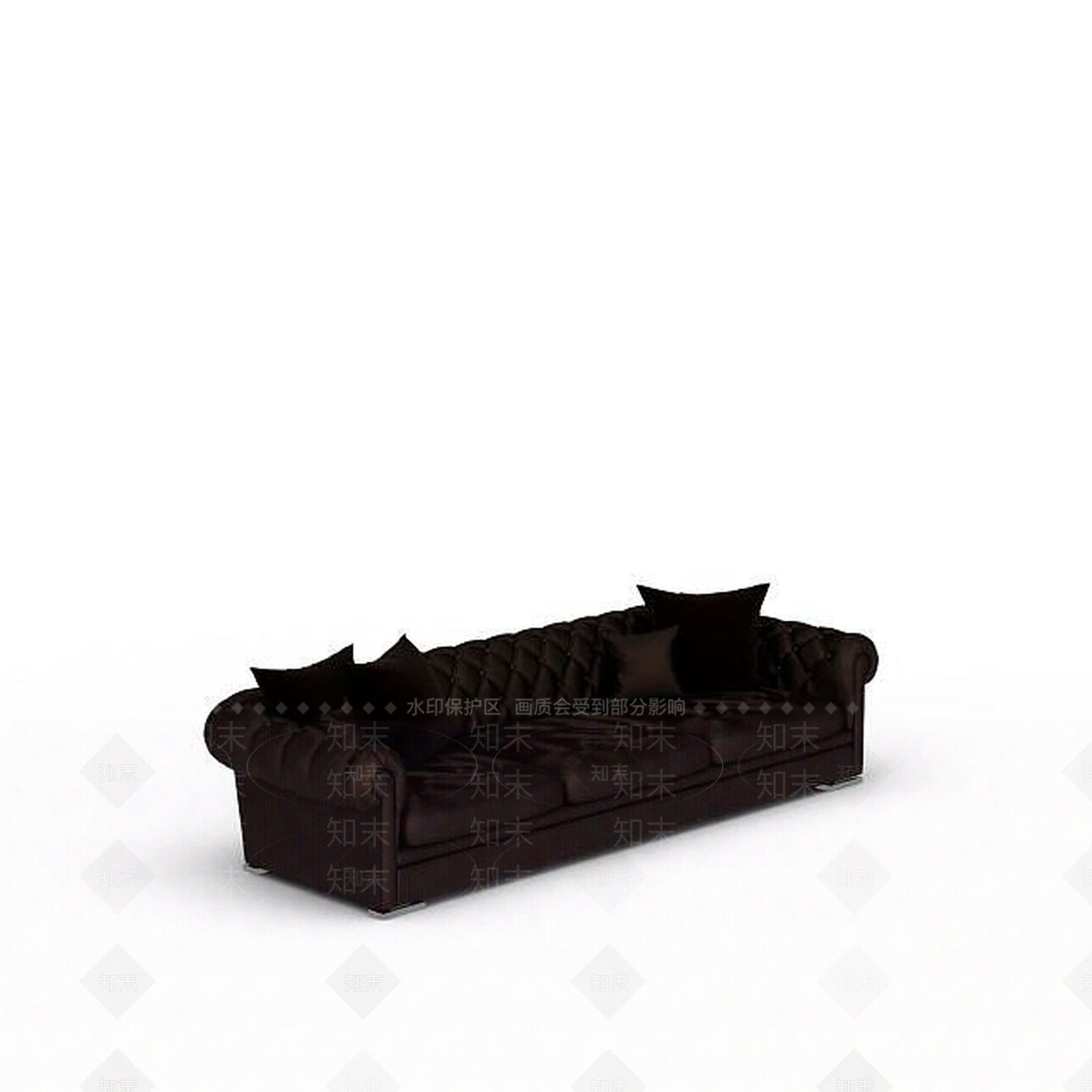 现代双人沙发3D模型下载【ID:1195163979】