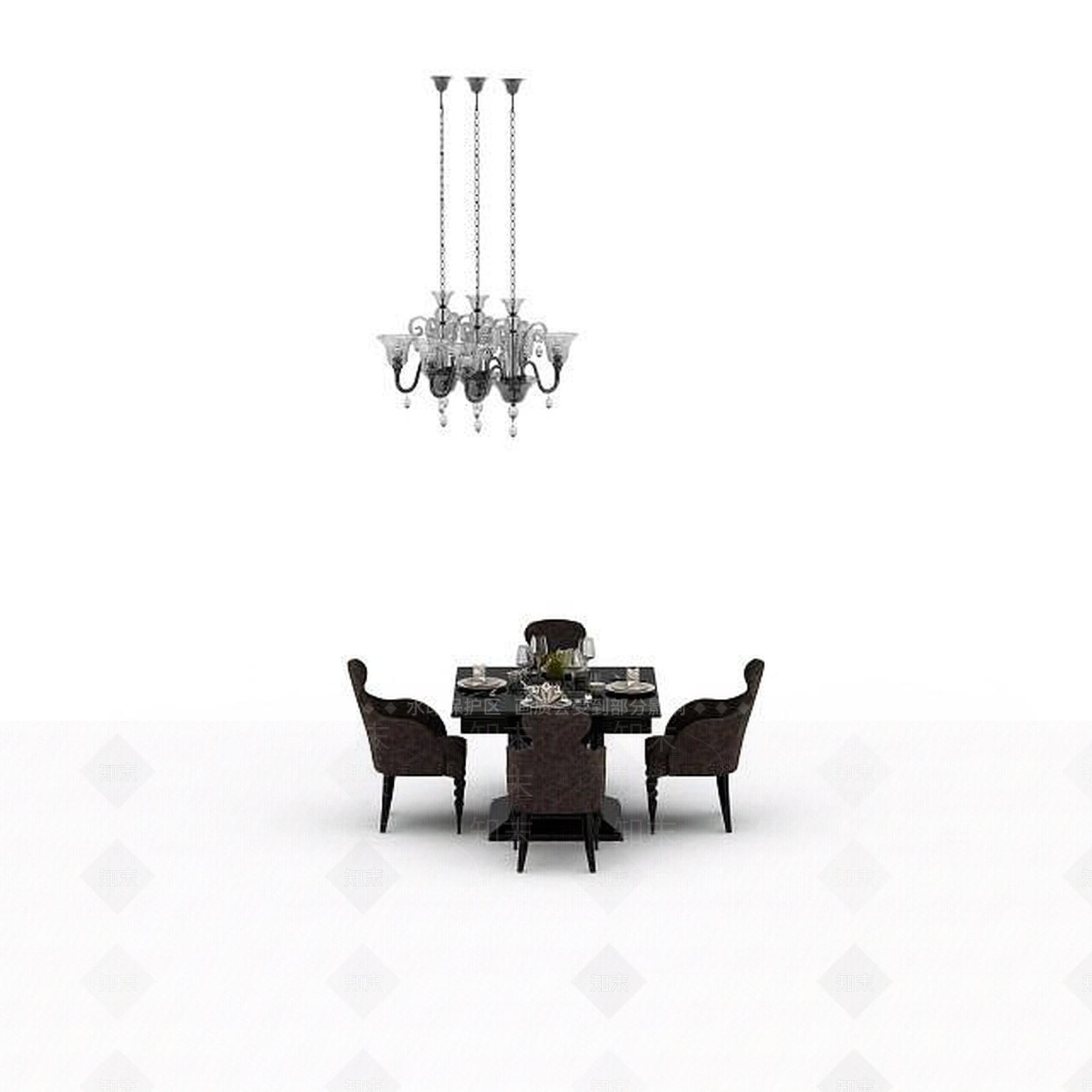 现代书桌椅3D模型下载【ID:1195164010】