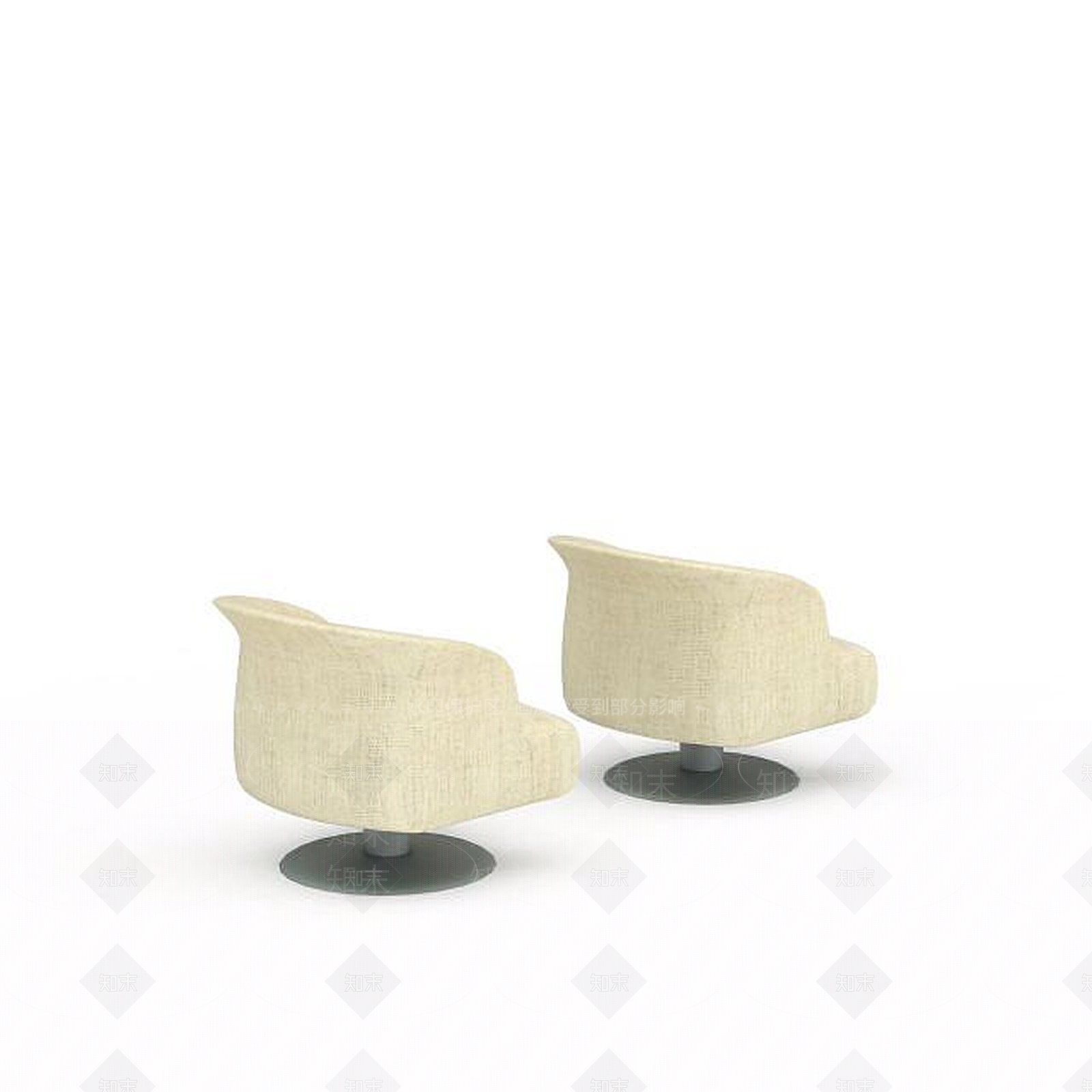 现代休闲椅3D模型下载【ID:1195165585】