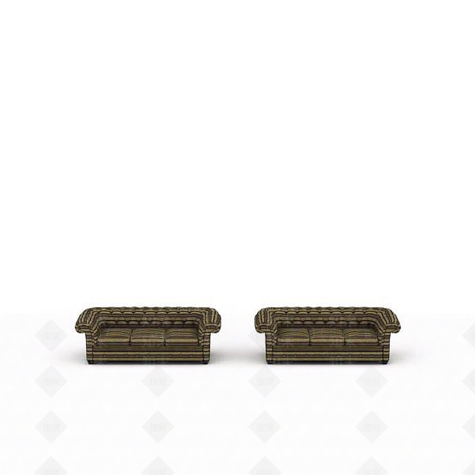 现代双人沙发3D模型下载【ID:1195165922】