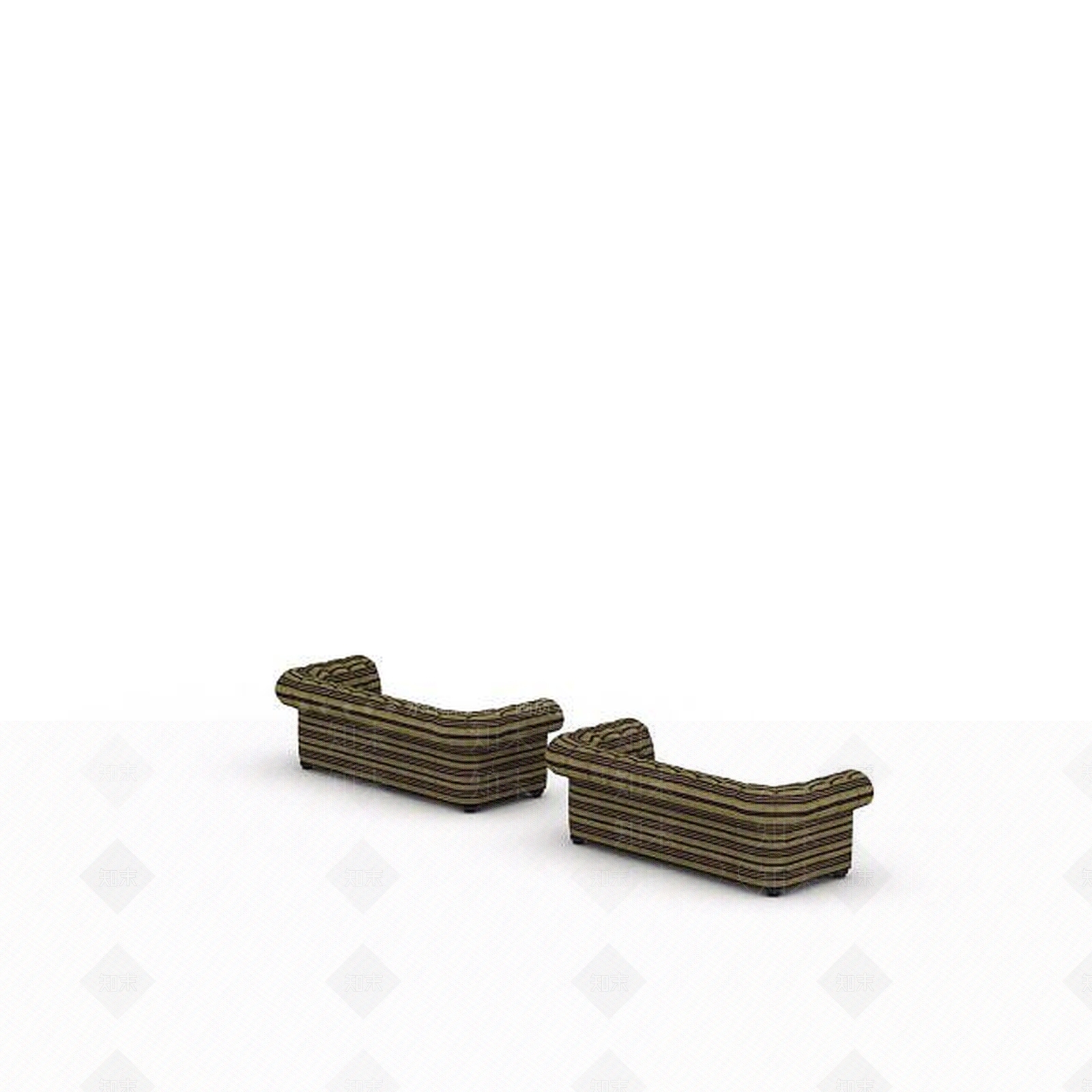 现代双人沙发3D模型下载【ID:1195165922】