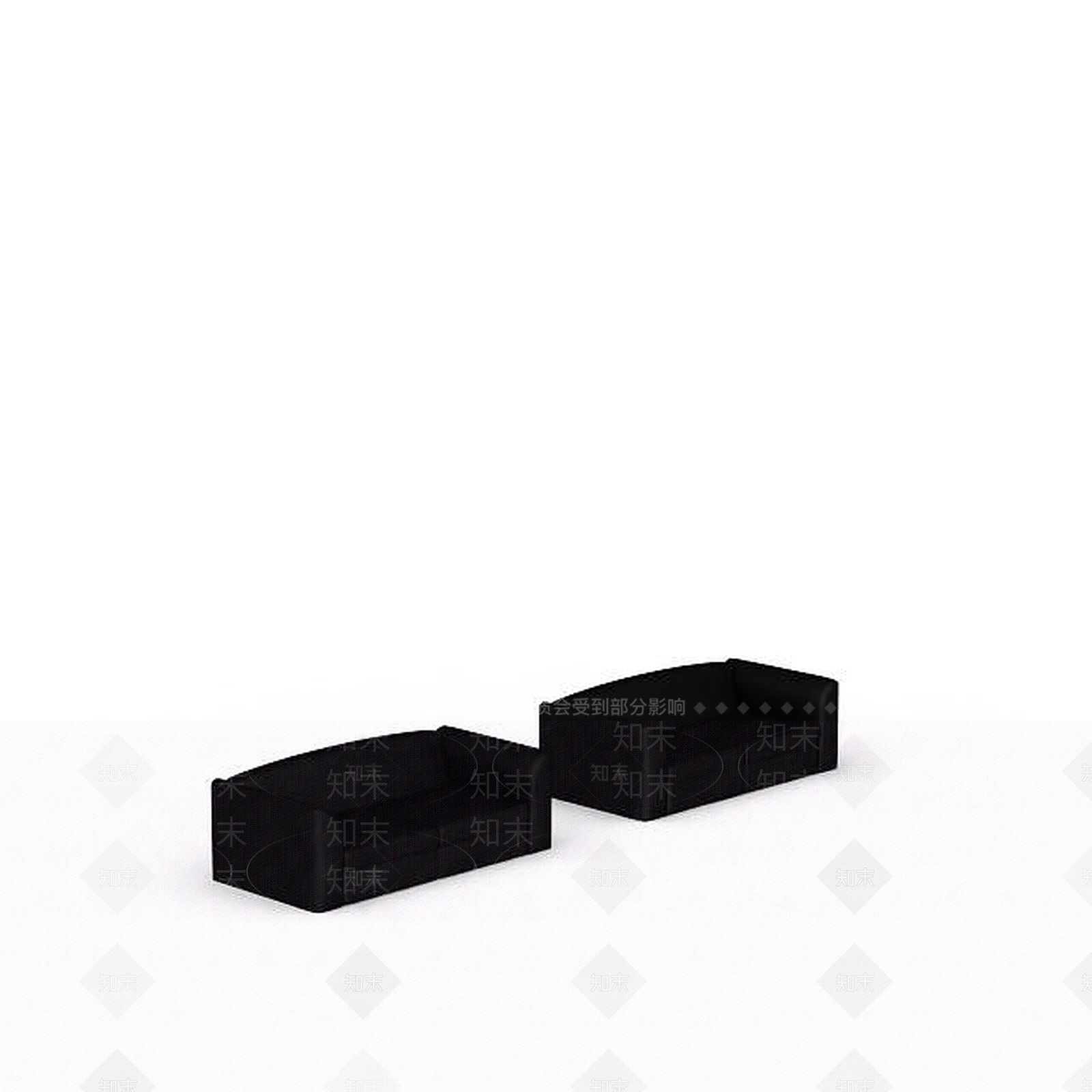 现代双人沙发3D模型下载【ID:1198910380】