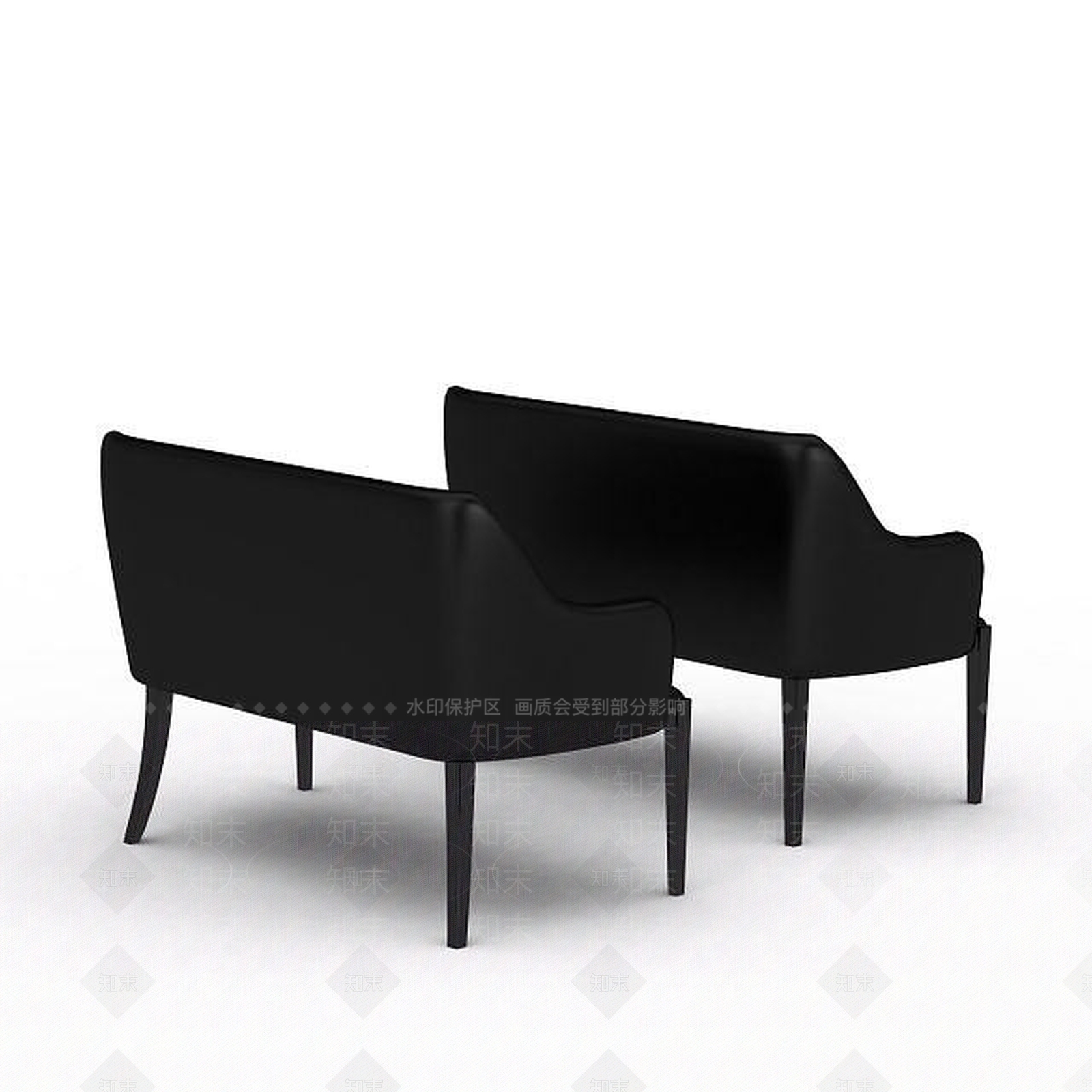 现代双人沙发3D模型下载【ID:1198910264】