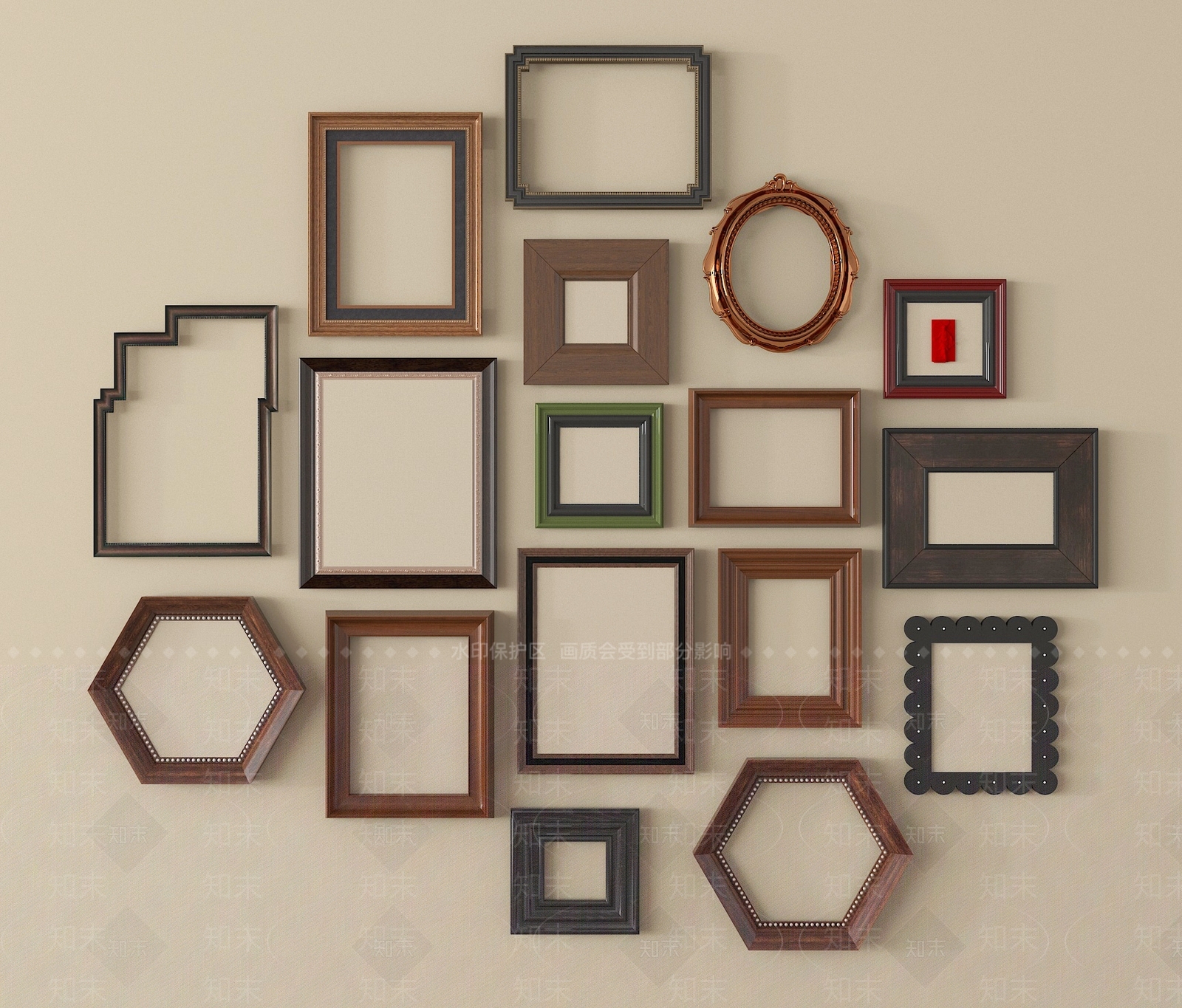 中古相框SU模型下载【ID:1195170098】