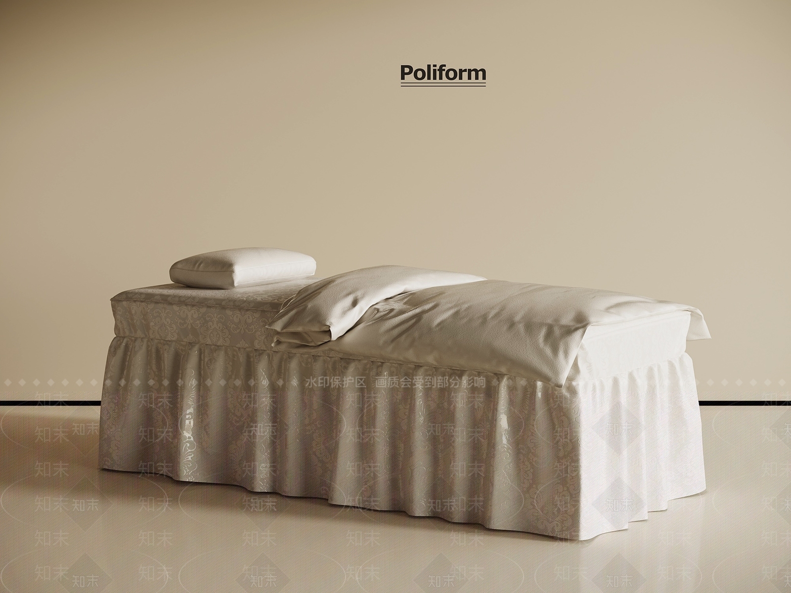 现代按摩床3D模型下载【ID:1195170519】