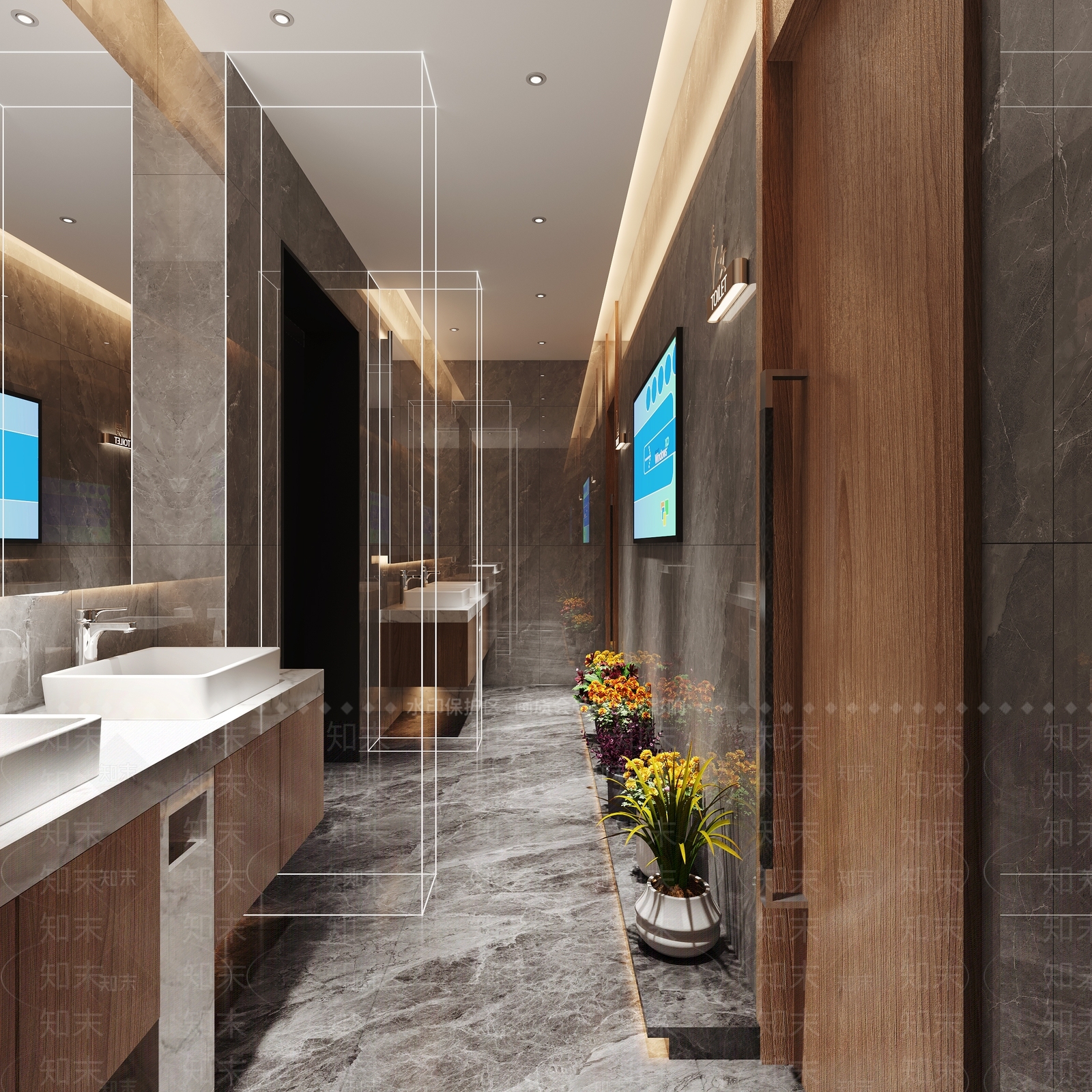 现代其他办公空间3D模型下载【ID:1195172696】