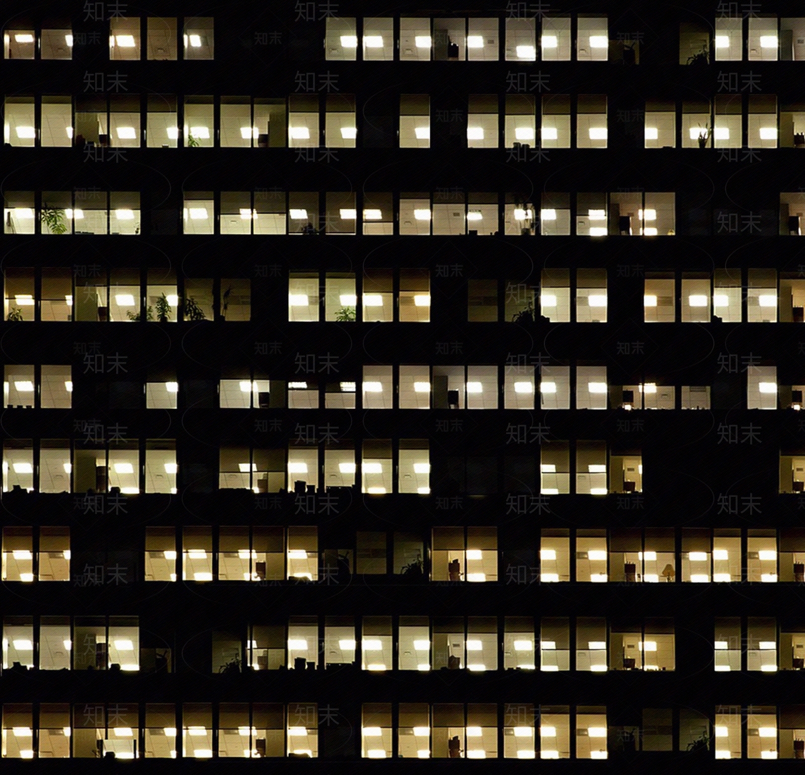 现代新中式建筑外立面贴图下载【ID:1195175492】