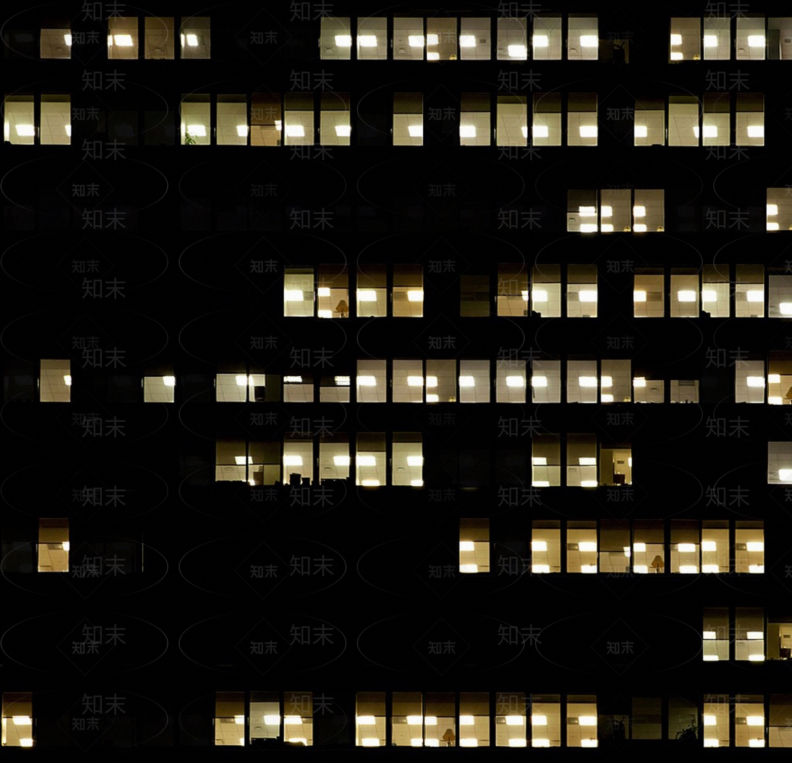 现代新中式建筑外立面贴图下载【ID:1195175531】