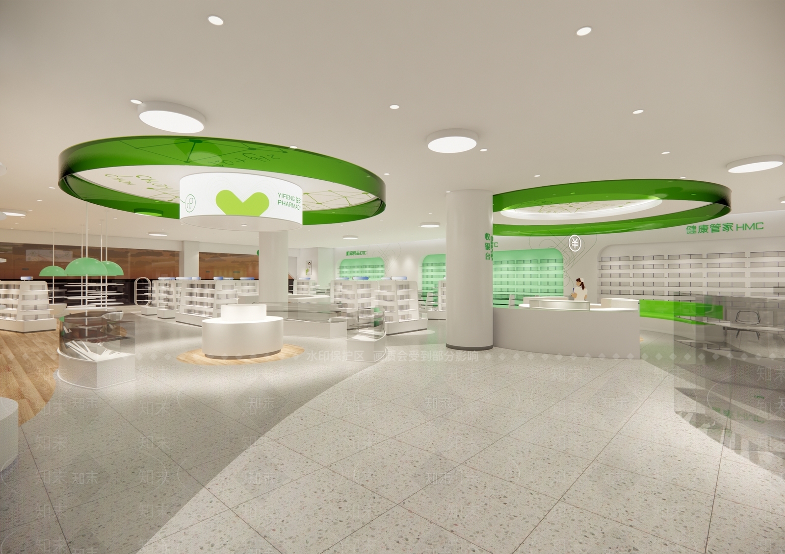 现代简约药店SU模型下载【ID:1195177089】