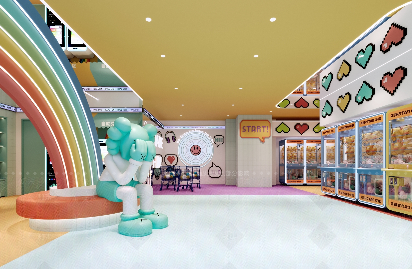 现代简约其他娱乐空间3D模型下载【ID:1195179597】
