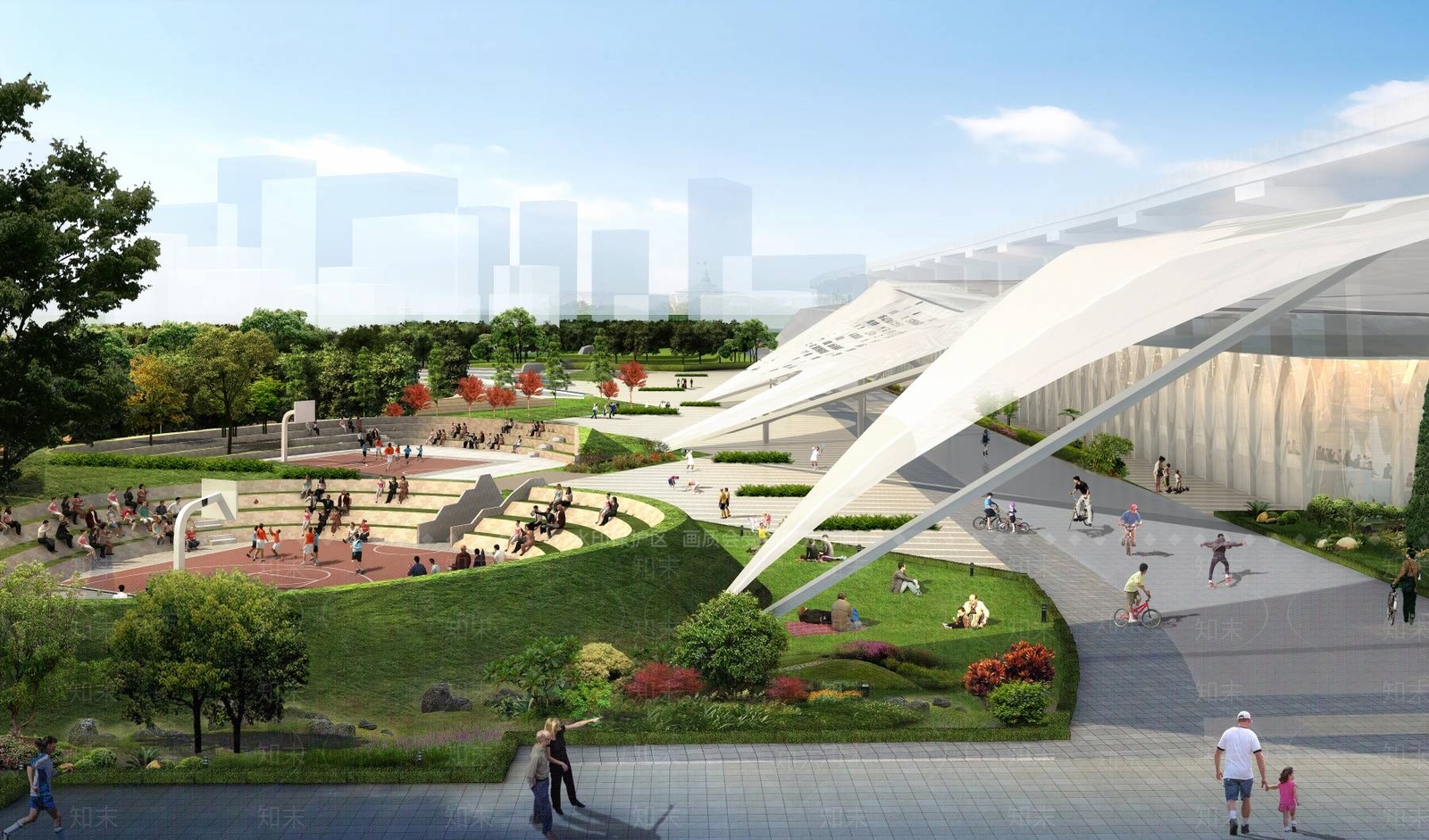 现代公园3D模型下载【ID:1195185787】
