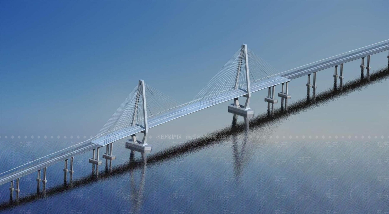 现代桥3D模型下载【ID:1195186929】