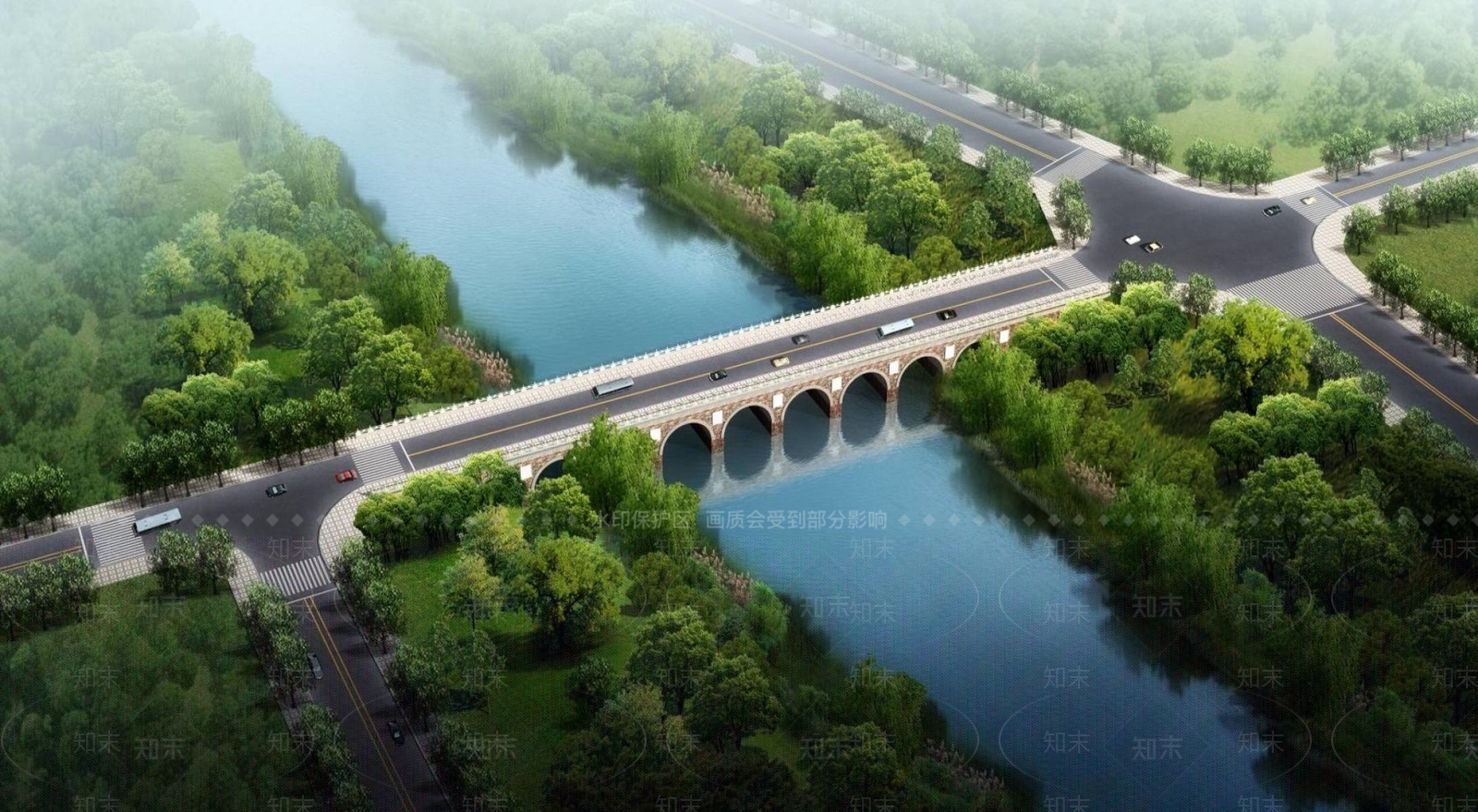 中式桥3D模型下载【ID:1195189063】