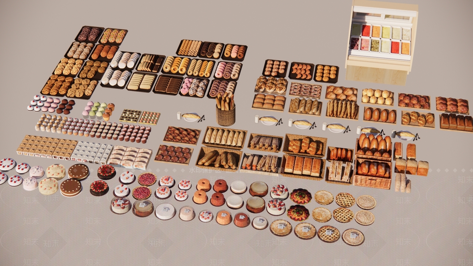 食物饮料SU模型下载【ID:1195193029】