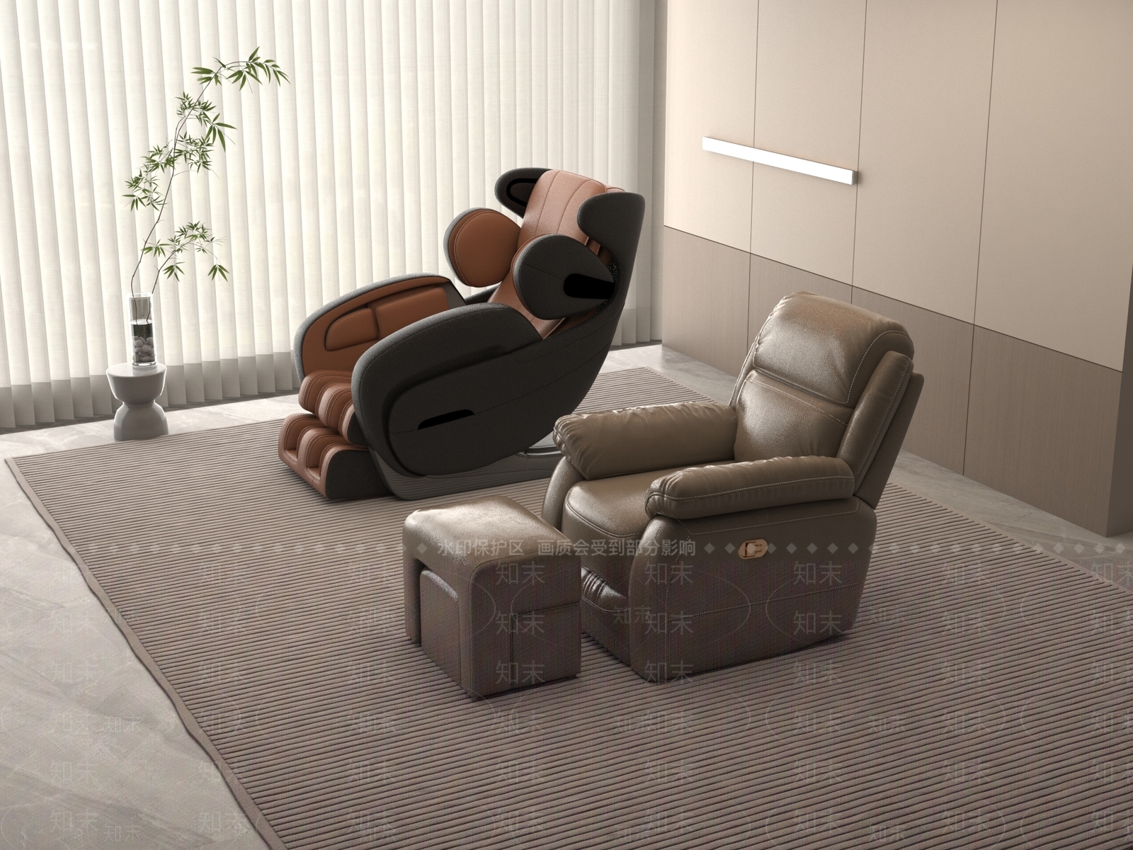 按摩椅3D模型下载【ID:1195195726】