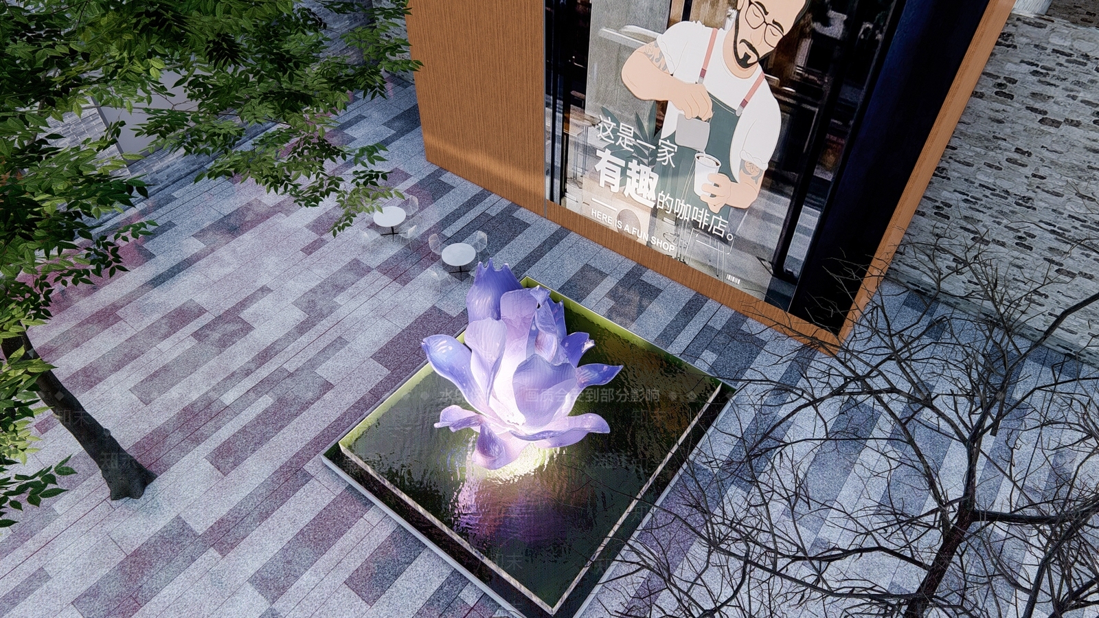 现代雕塑小品SU模型下载【ID:1195206100】