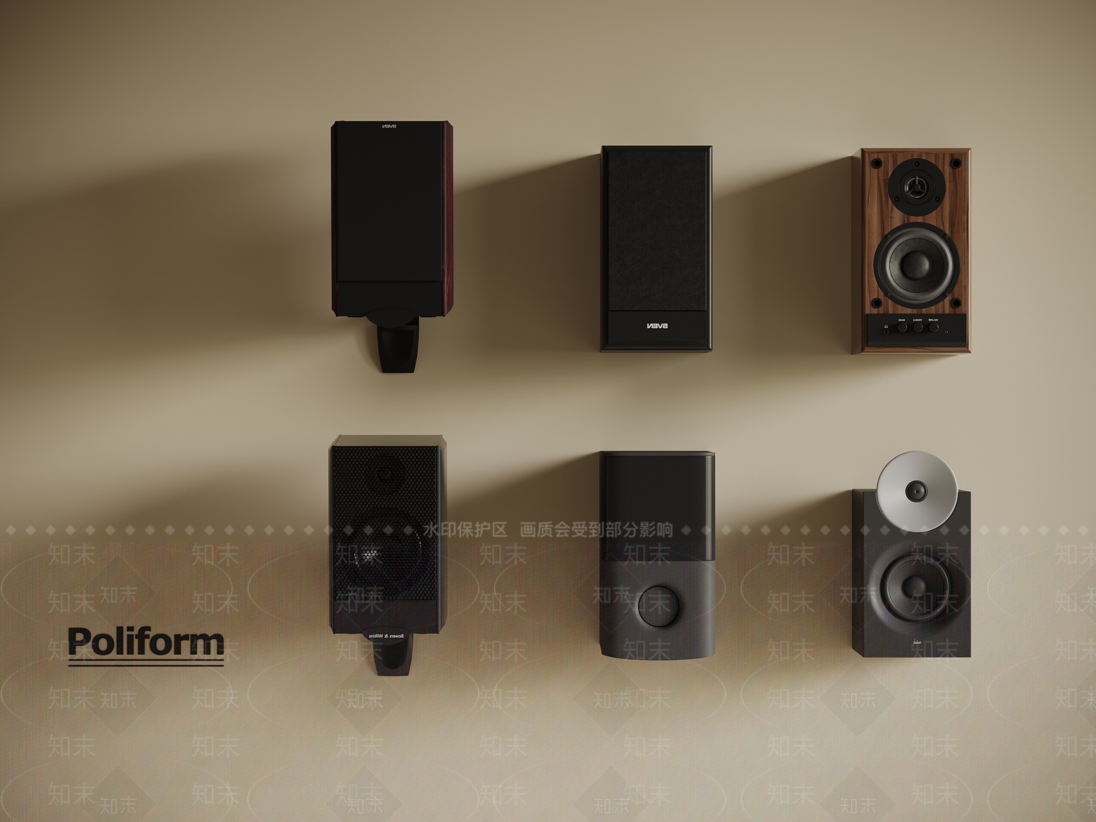 音响3D模型下载【ID:1195212241】