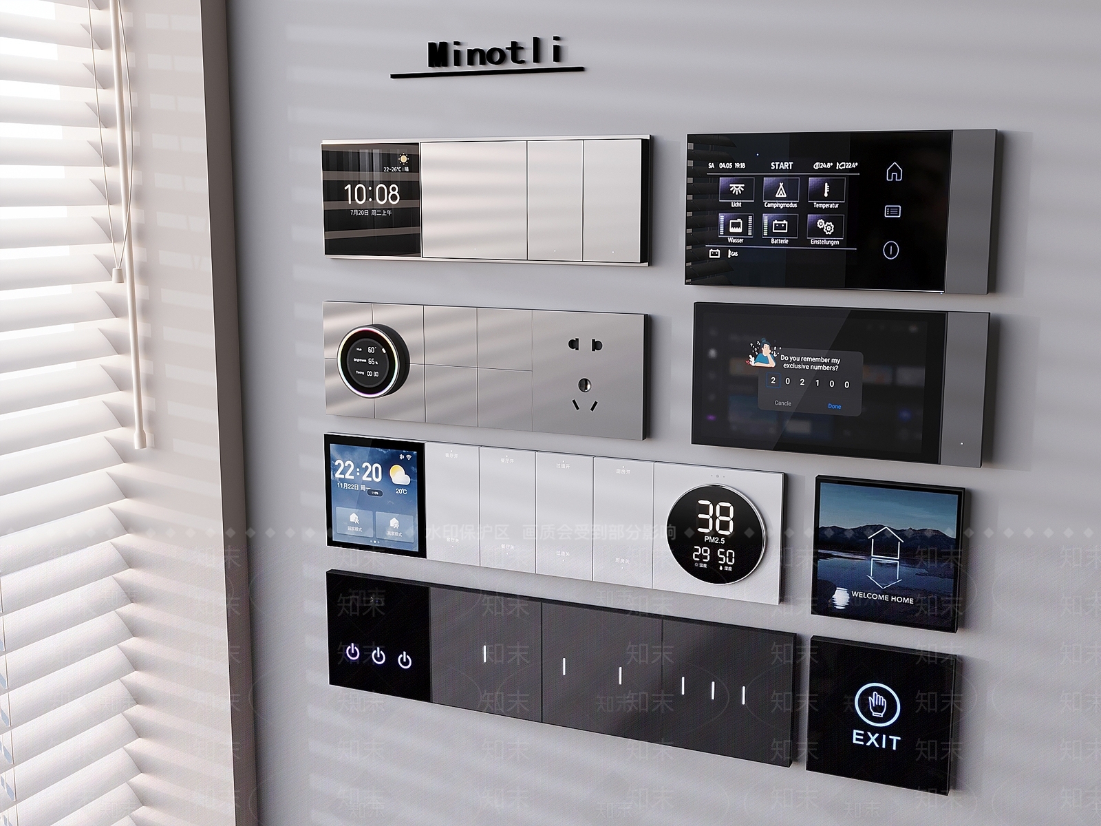 开关插座SU模型下载【ID:1195212188】