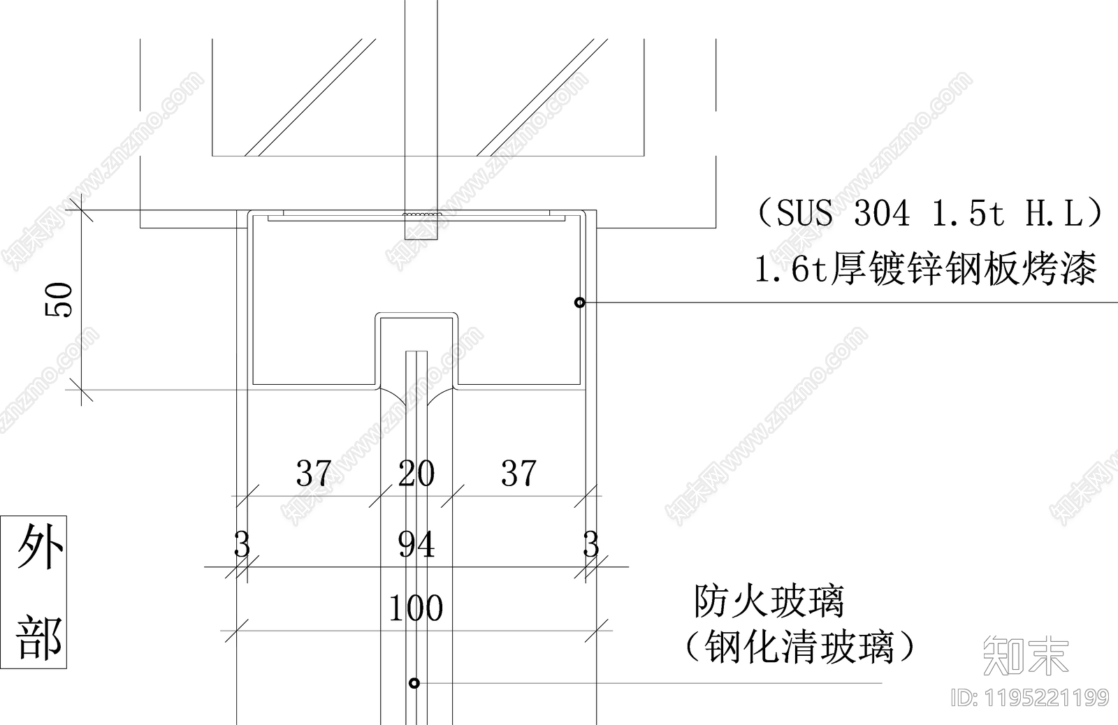 现代门cad施工图下载【ID:1195221199】