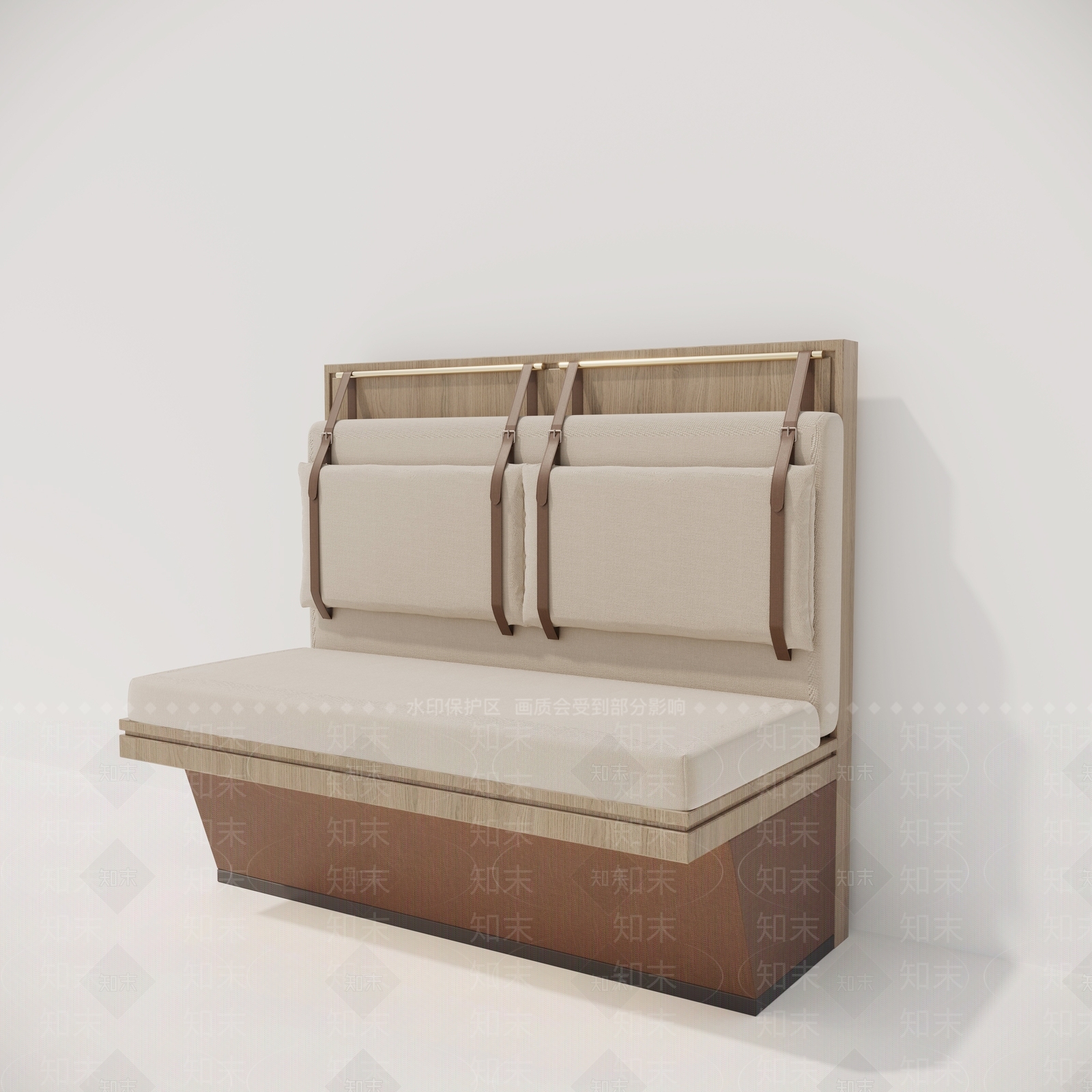 现代卡座沙发3D模型下载【ID:1195222930】