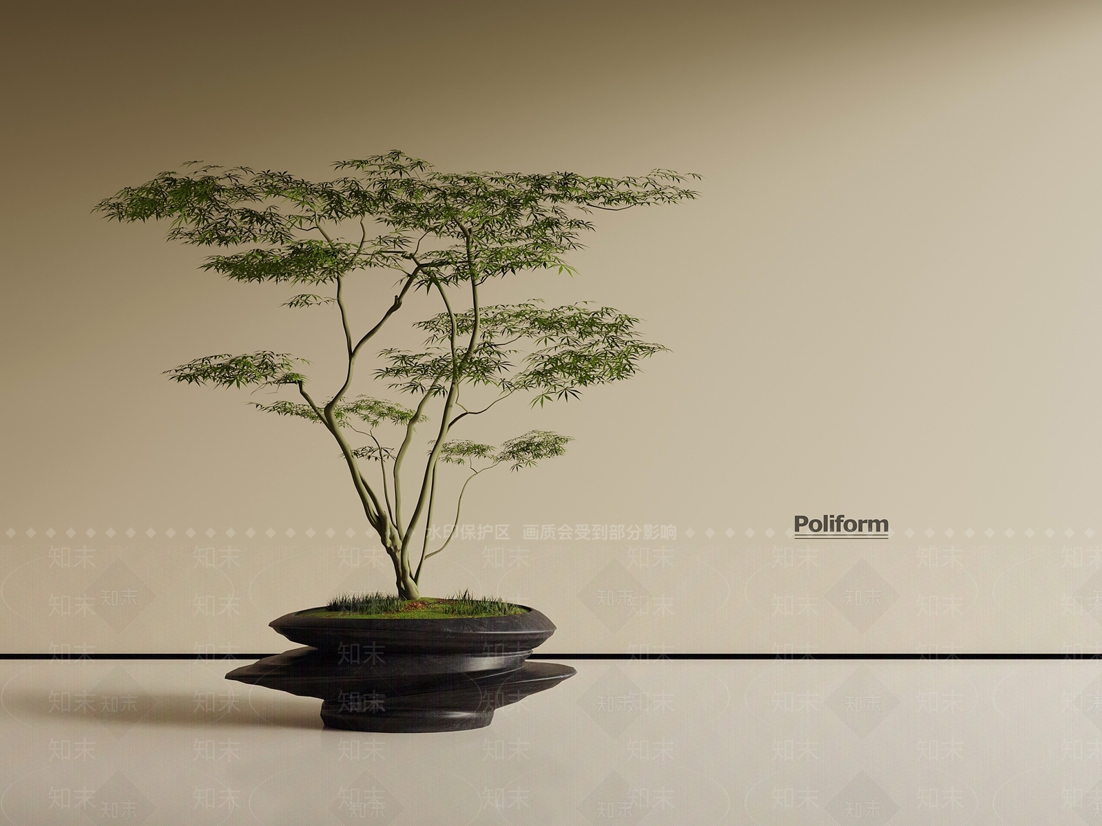 盆栽3D模型下载【ID:1195222014】
