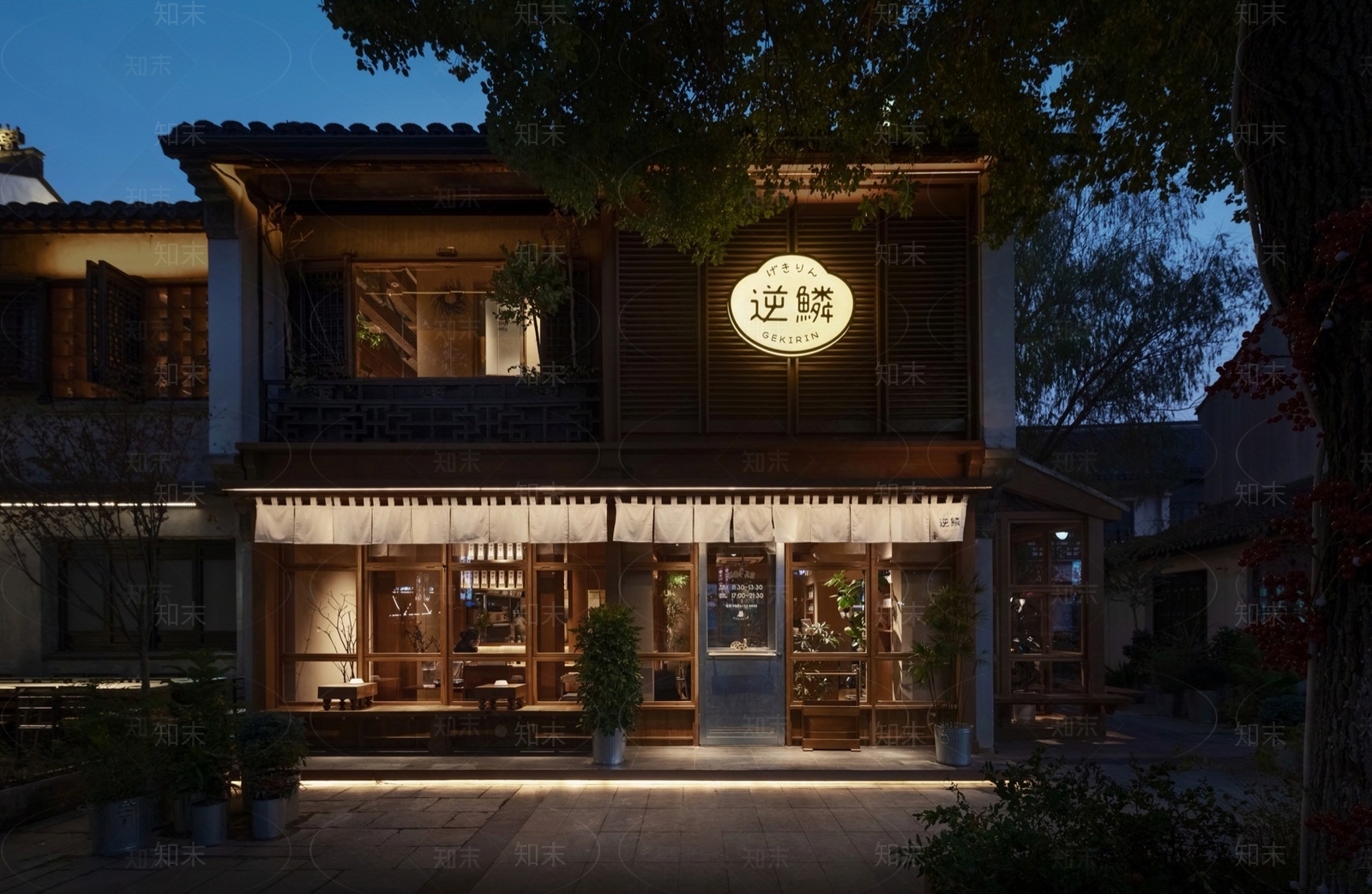 日式现代街道外景贴图下载【ID:1195231686】