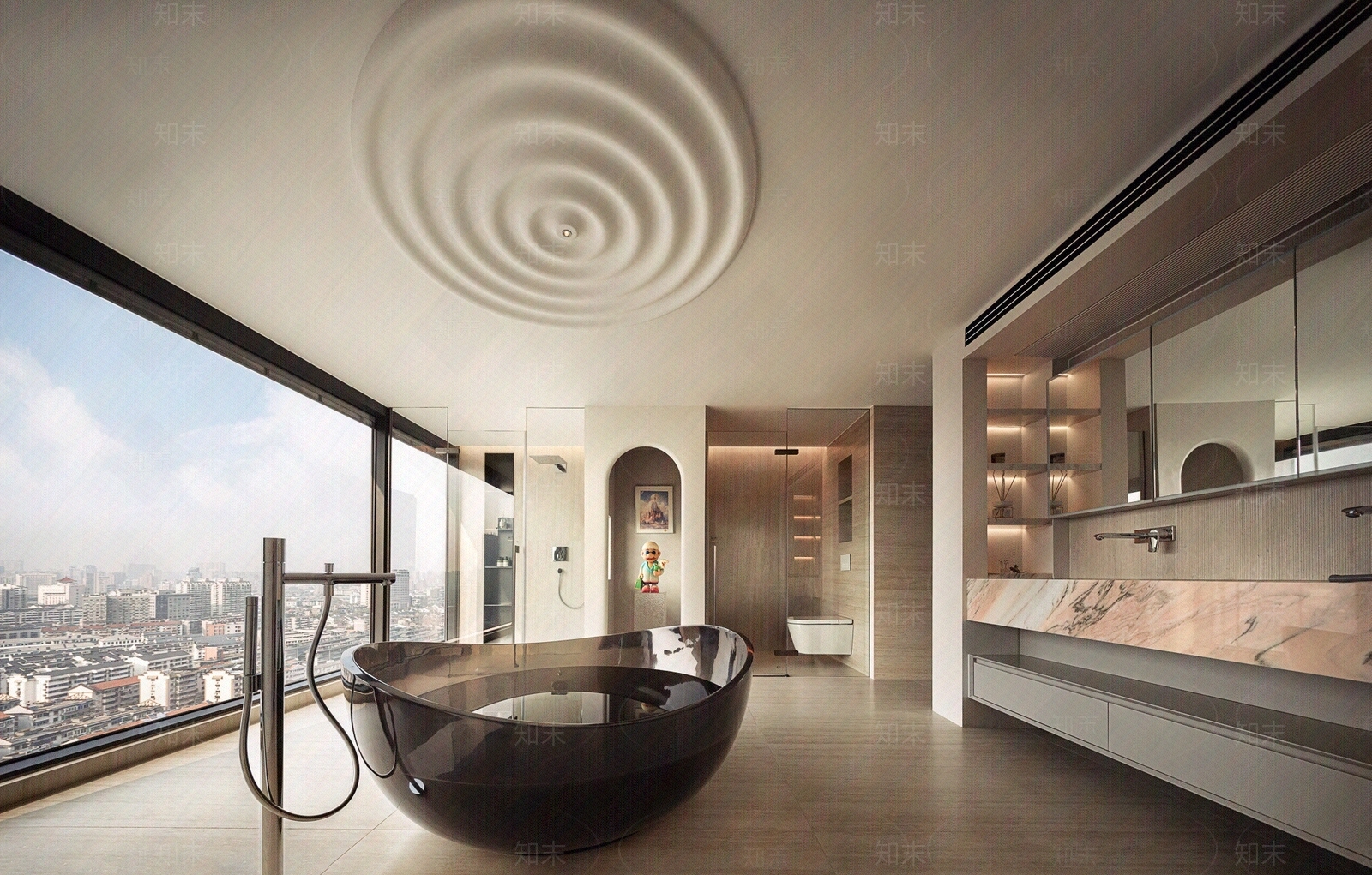 现代轻奢卫生间贴图下载【ID:1195232973】