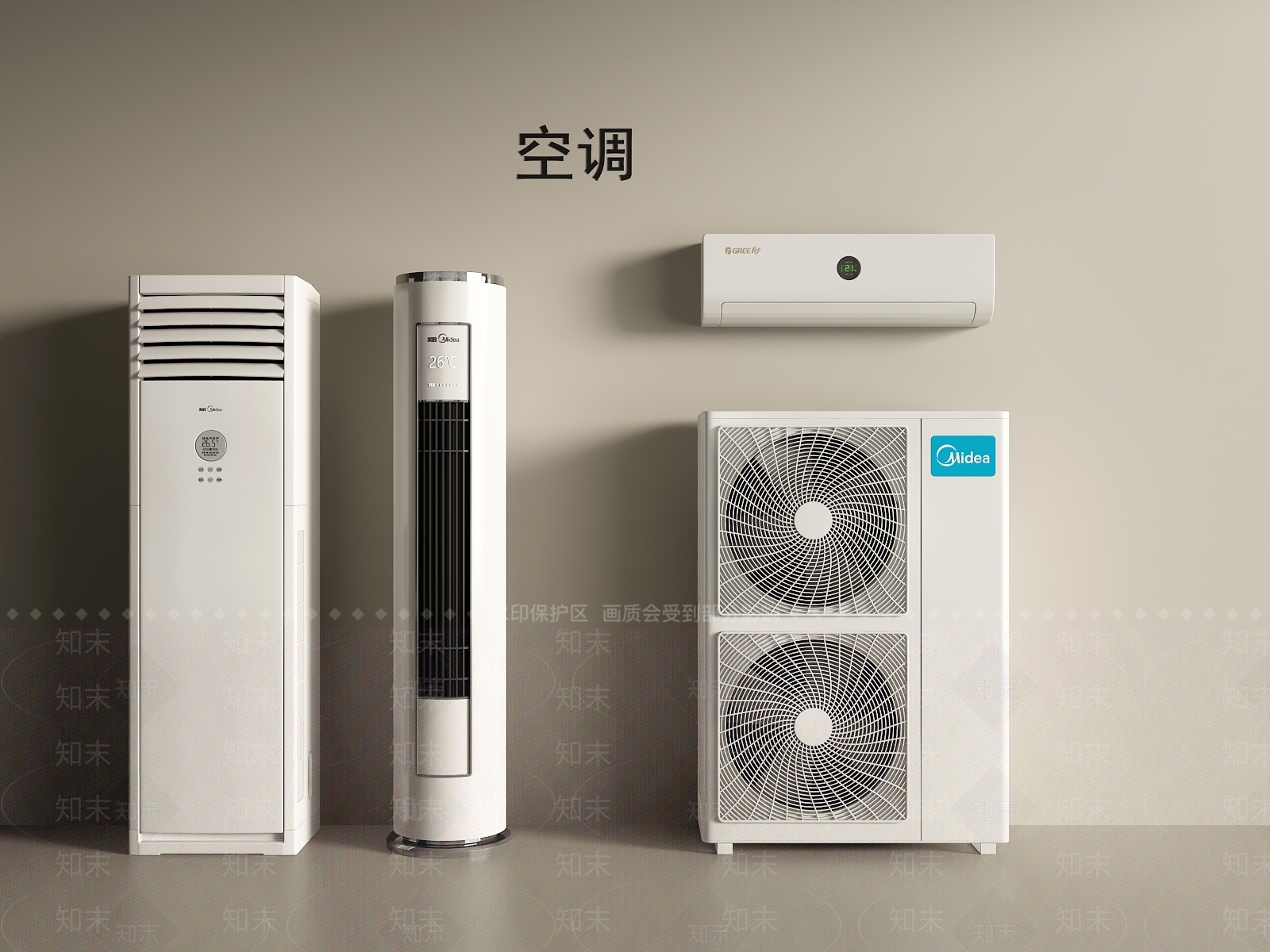 空调SU模型下载【ID:1195238572】