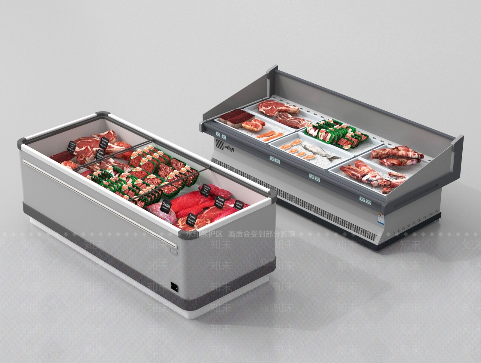 冰柜SU模型下载【ID:1195241929】