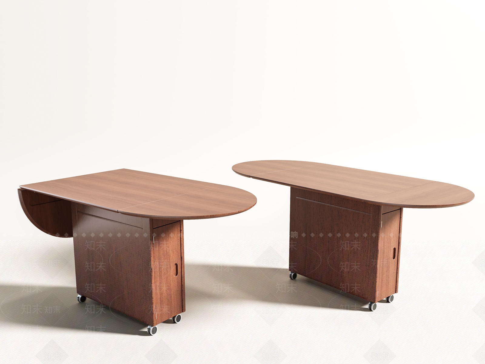 现代中古餐桌SU模型下载【ID:1195242450】