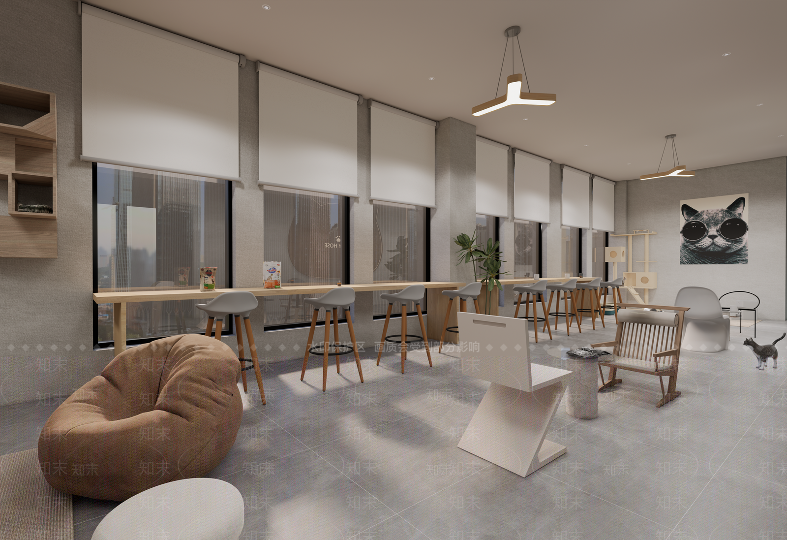 极简简约宠物店SU模型下载【ID:1195251654】
