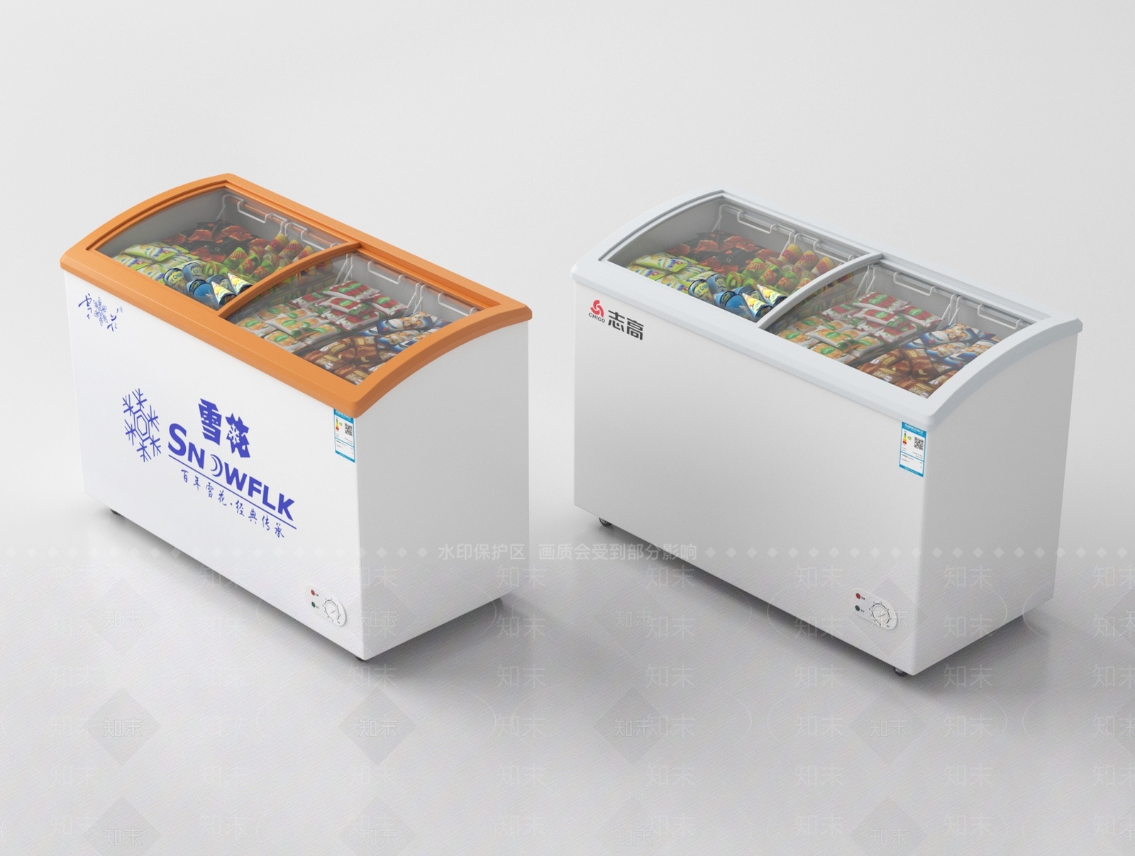 冰柜3D模型下载【ID:1195242854】