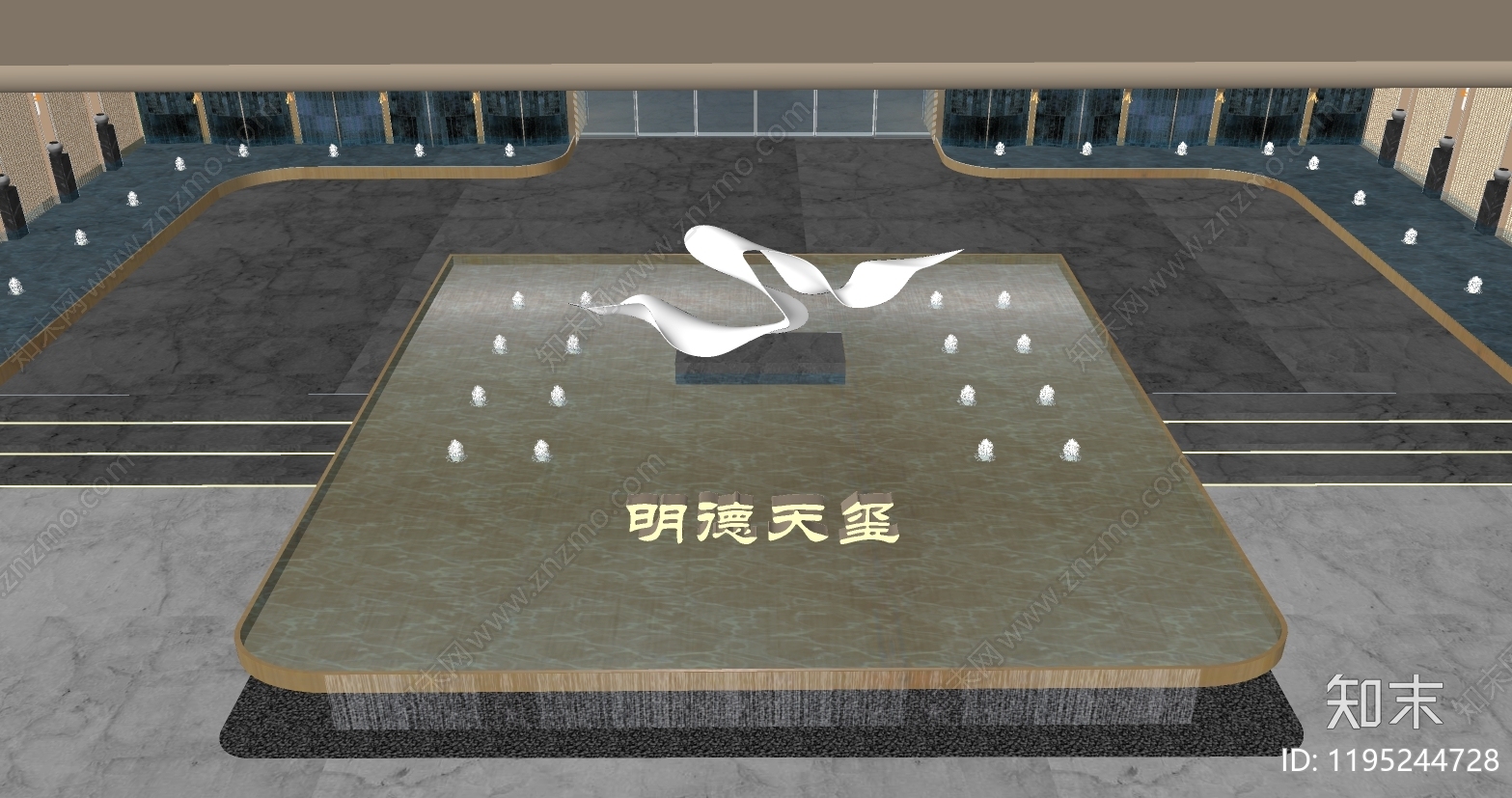 现代水景CAD图纸