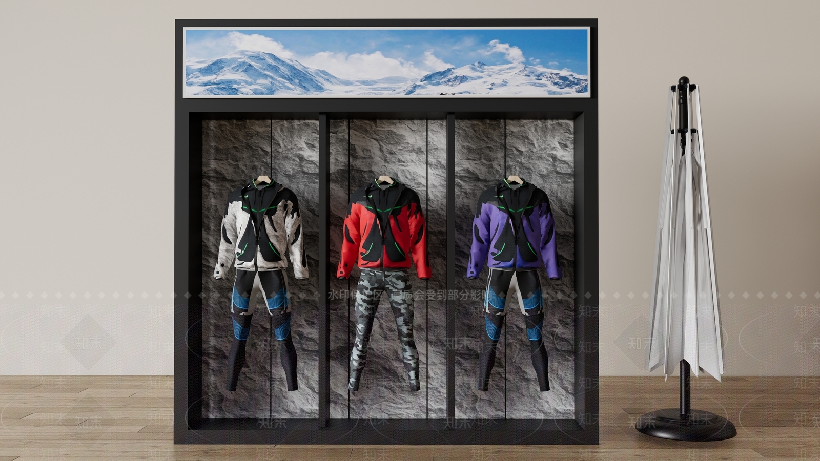 展柜SU模型下载【ID:1195247385】