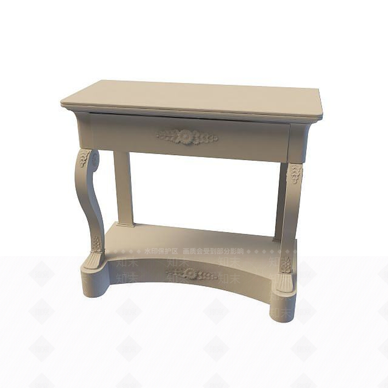 欧式古典欧式边几3D模型下载【ID:1195249102】