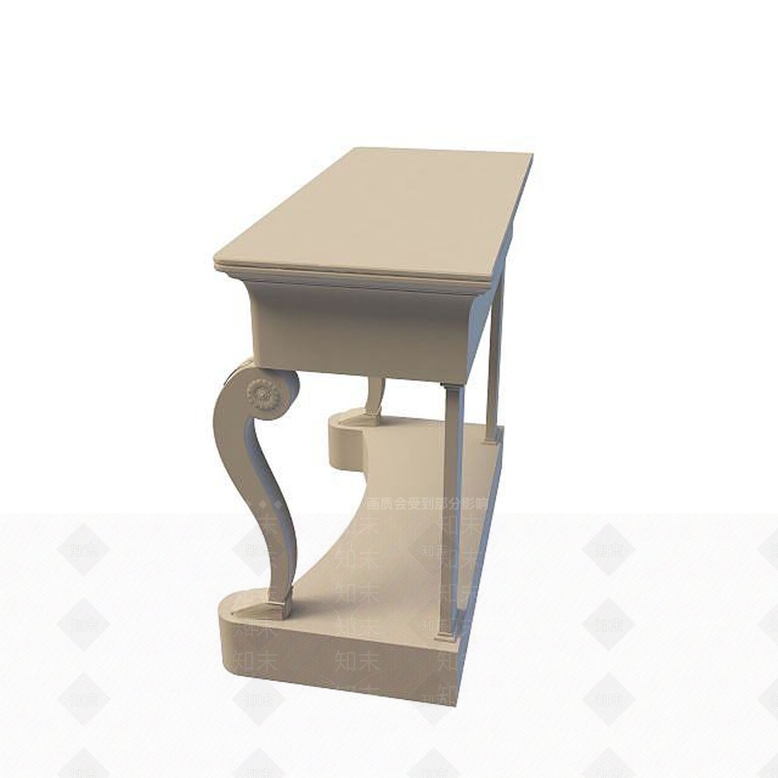 欧式古典欧式边几3D模型下载【ID:1195249102】