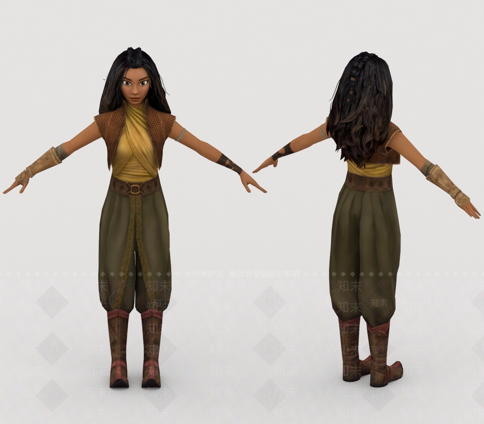 虚拟人物3D模型下载【ID:1195251567】