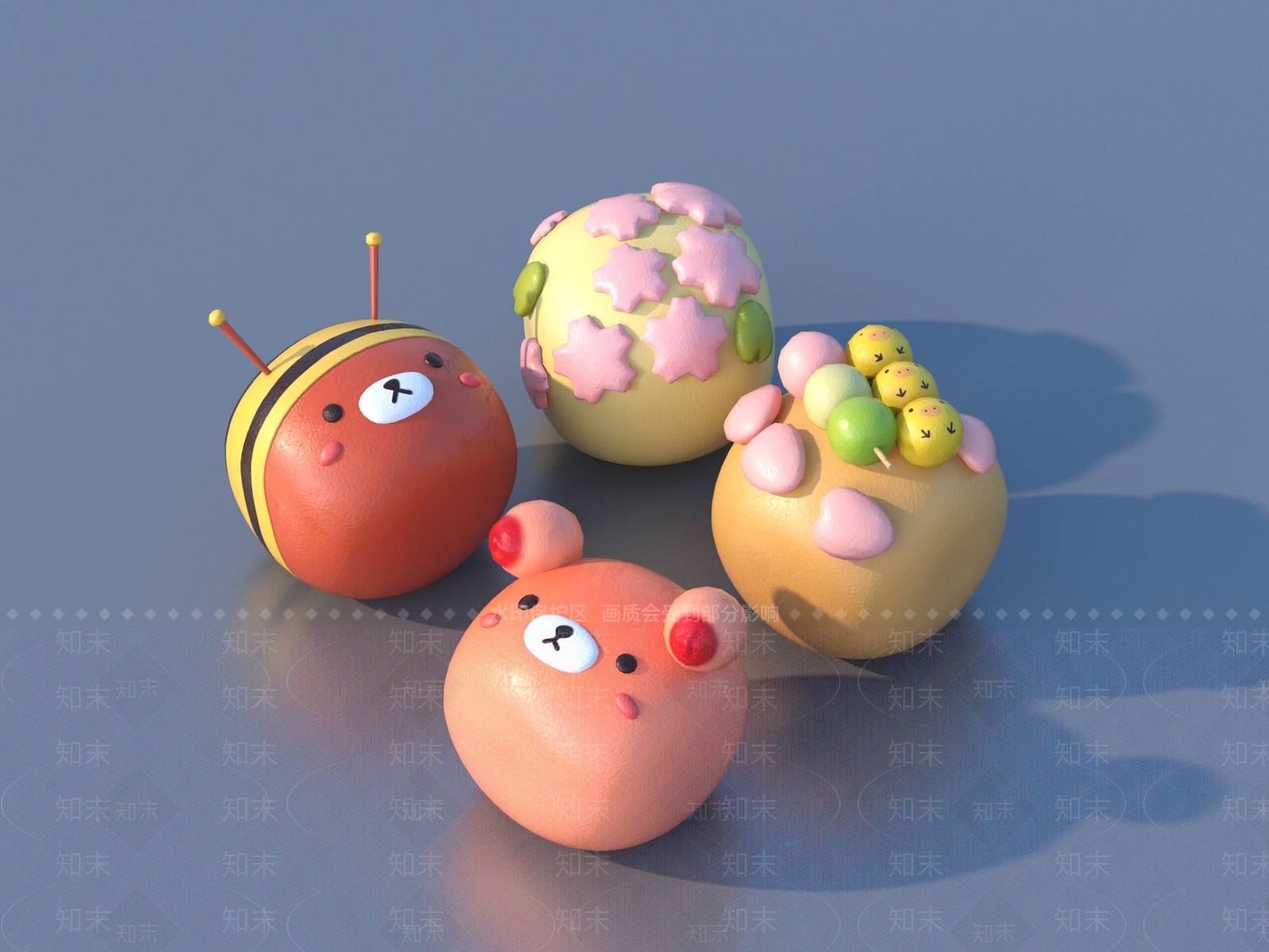 酒水食物3D模型下载【ID:1195252090】