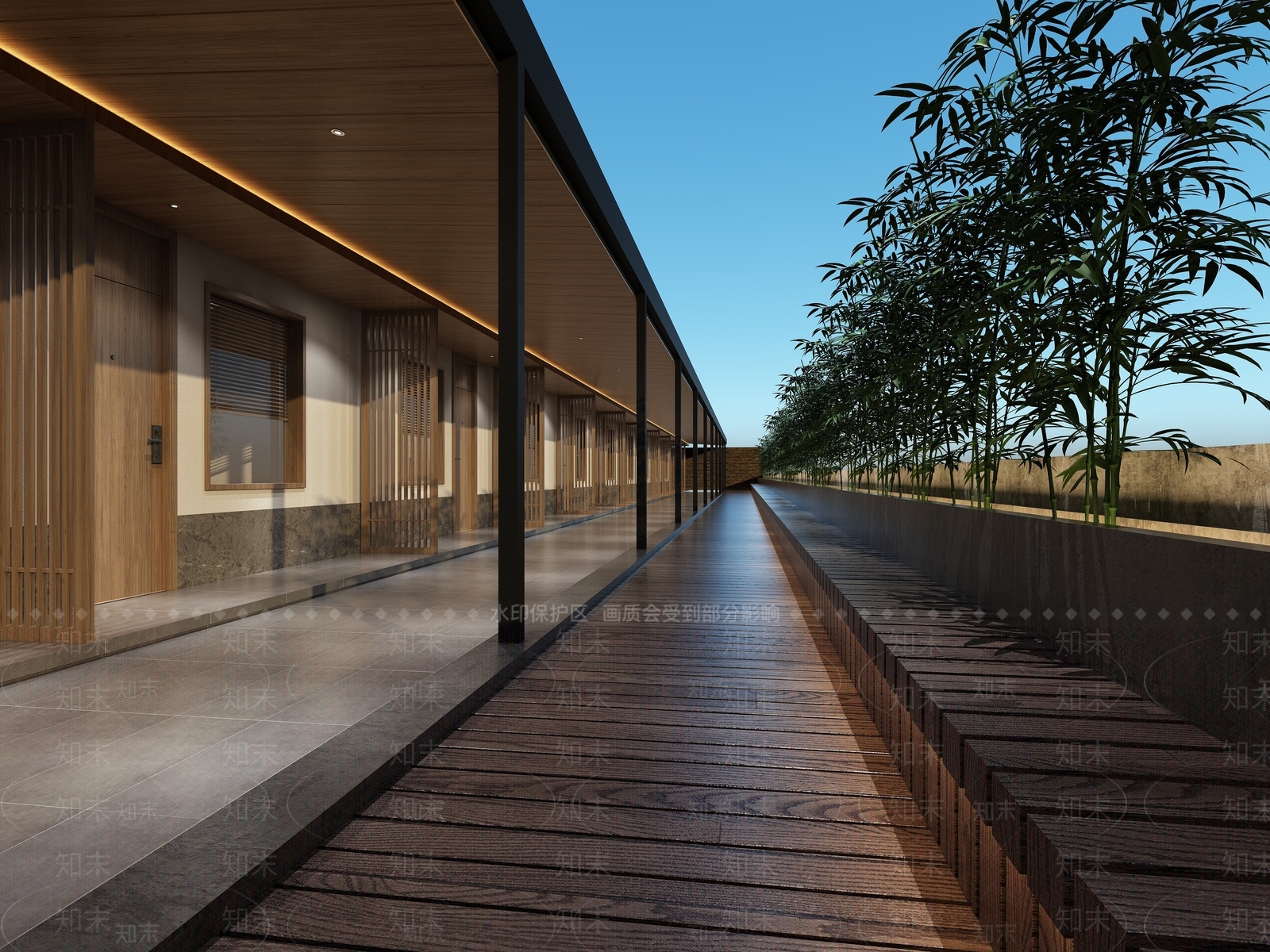 现代酒店客房套间旅馆3D模型下载【ID:1195254062】