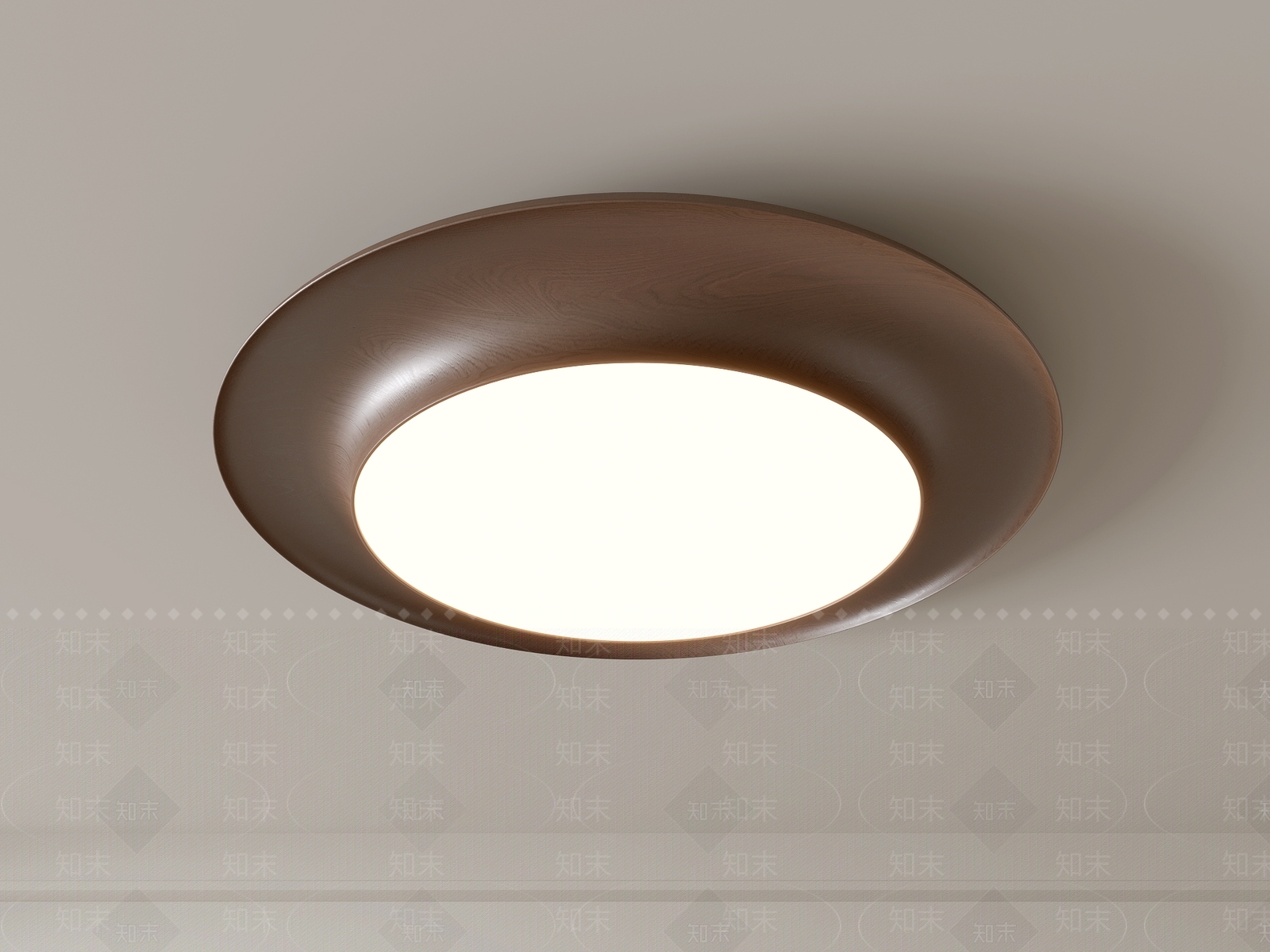 现代吸顶灯3D模型下载【ID:1195255191】