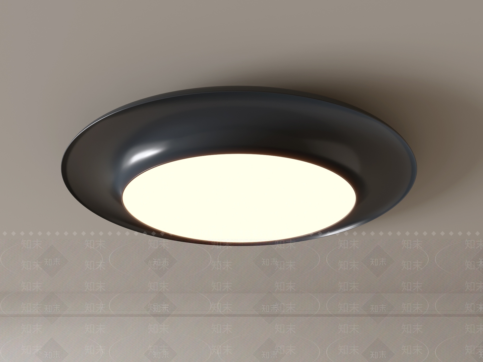 现代吸顶灯3D模型下载【ID:1195256256】