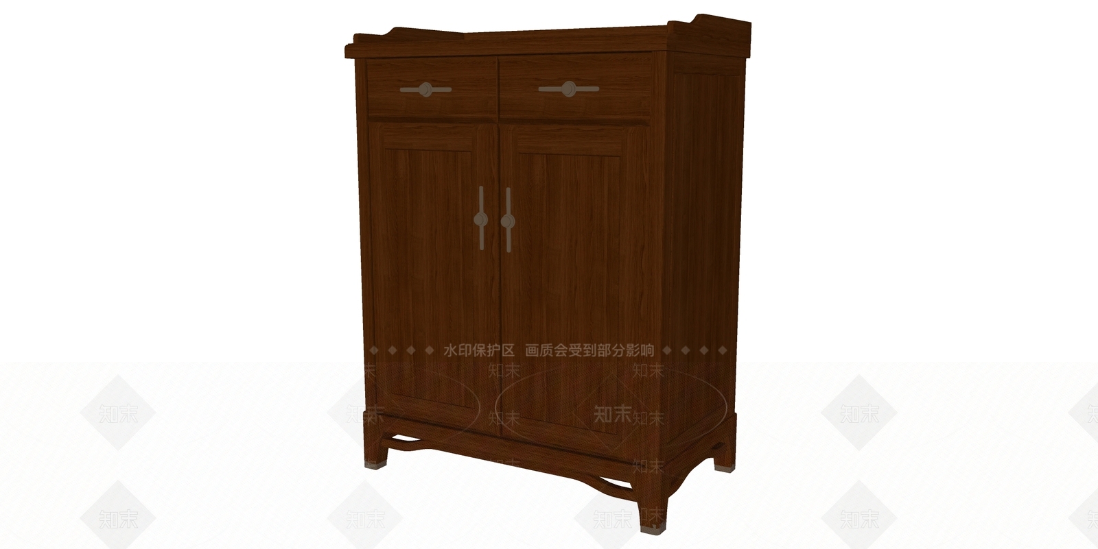 新中式鞋柜SU模型下载【ID:1195258250】