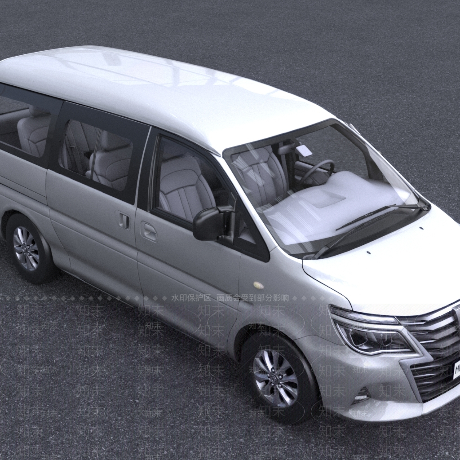 2021款东风风行M5EV汽车3D模型下载【ID:1195258167】