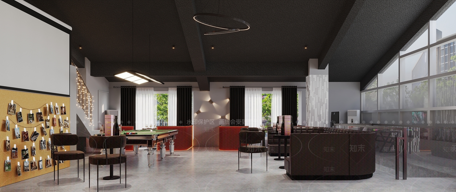 现代酒吧3D模型下载【ID:1195259130】