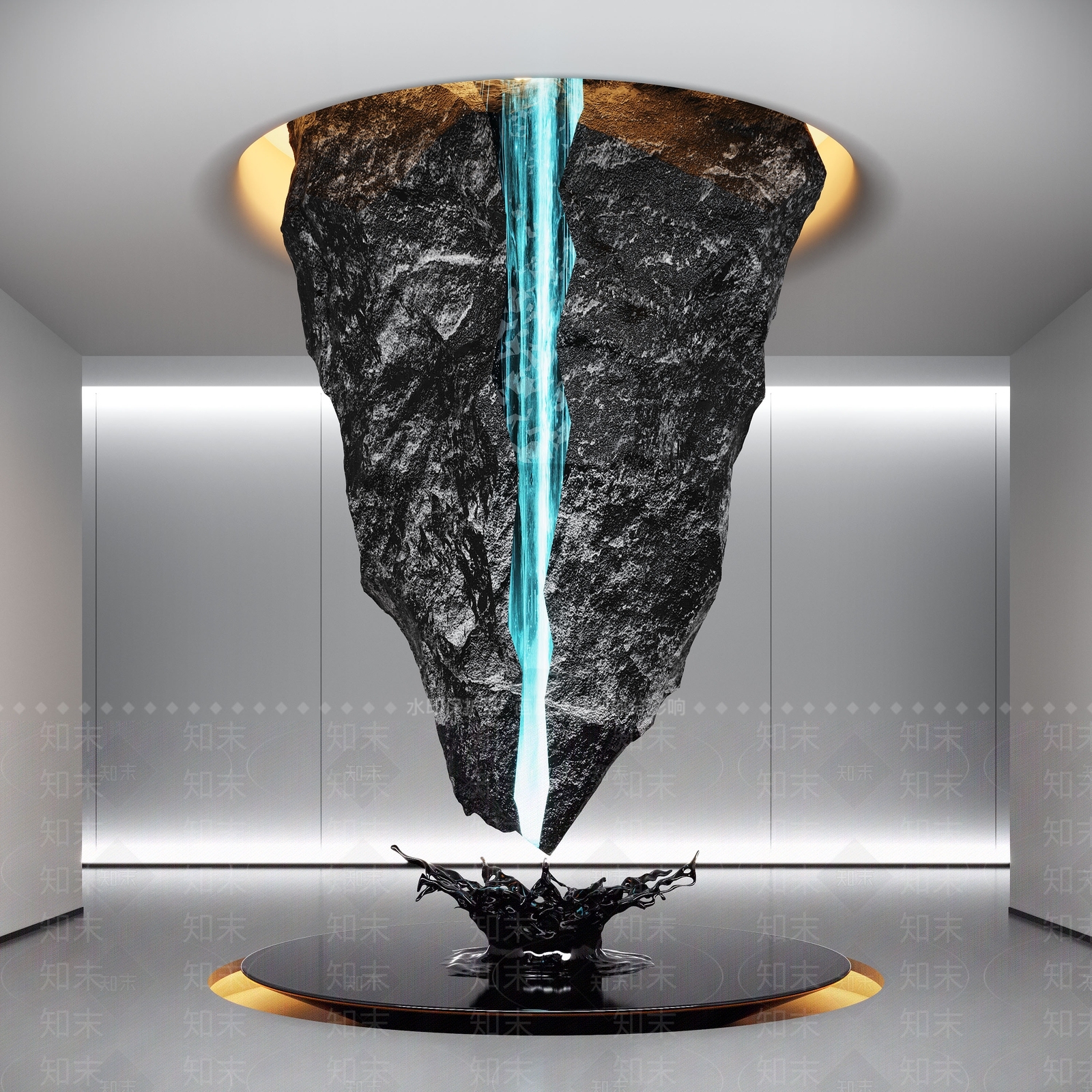现代艺术装置3D模型下载【ID:1195260964】