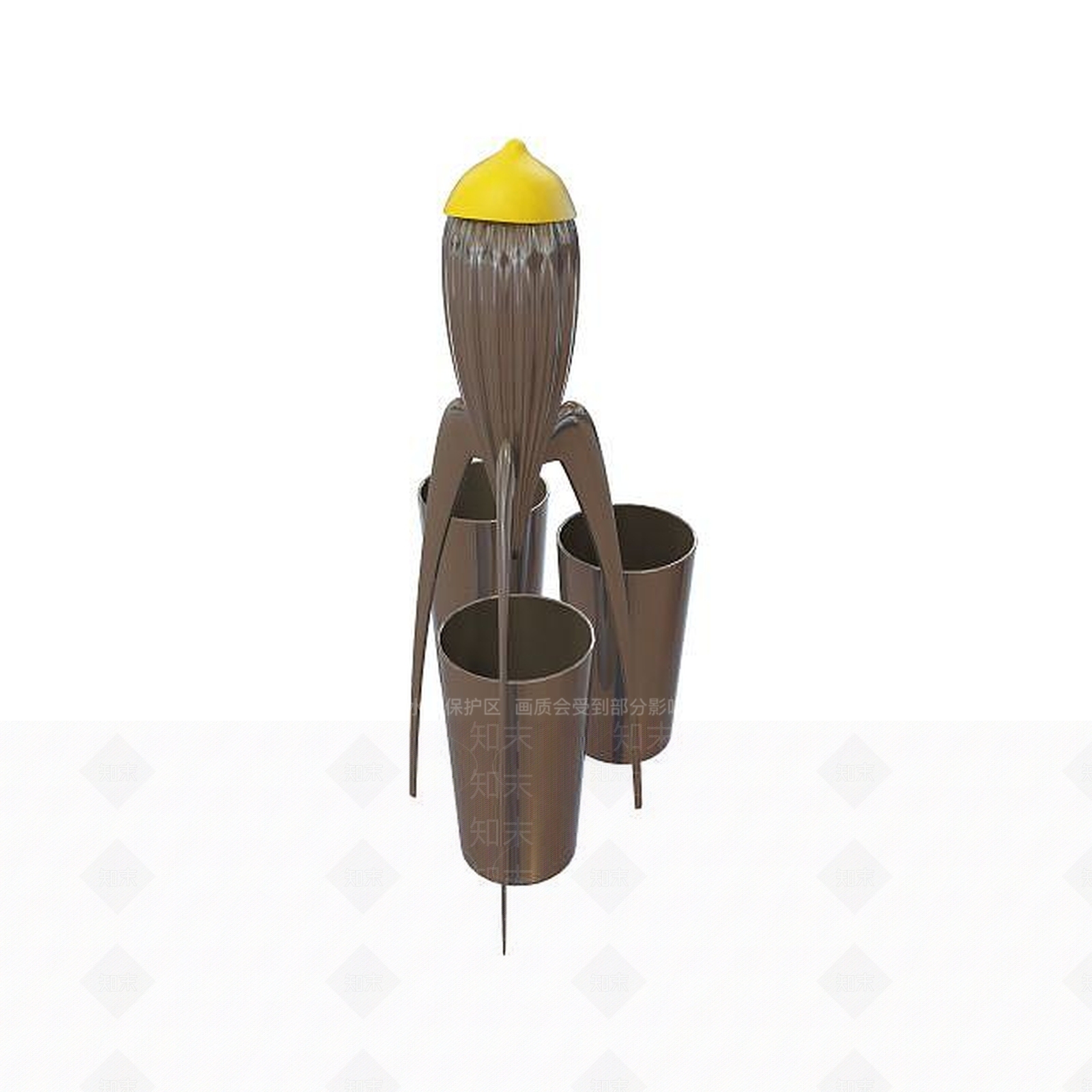 现代厨房用具3D模型下载【ID:1195261695】